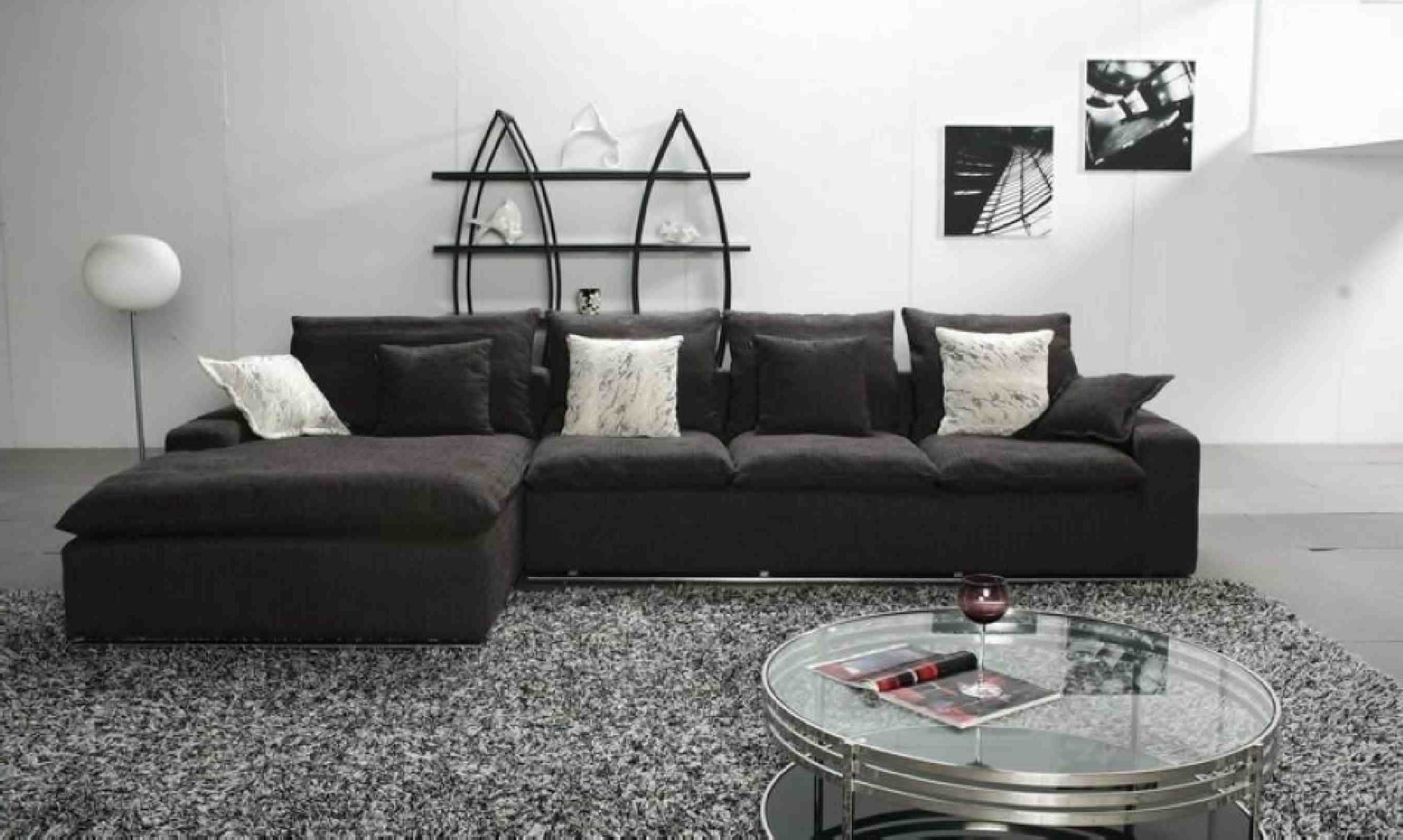 Sectional Sofa Design: Low Profile Sectional Sofa Contemporary Mid Inside Trendy Sleek Sectional Sofas (View 1 of 20)