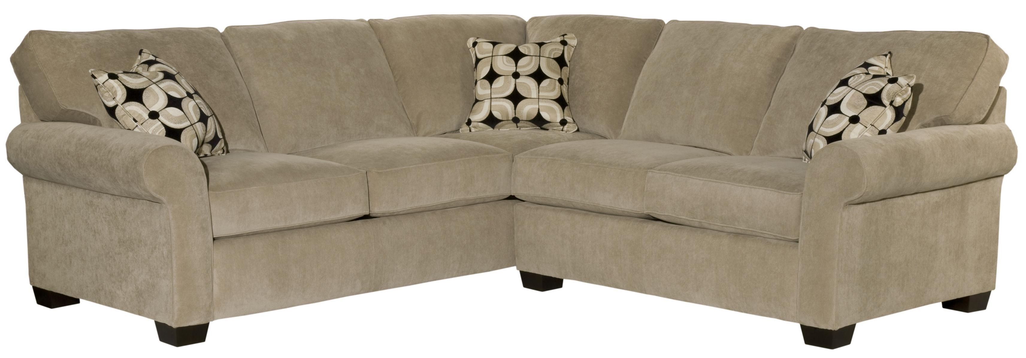 Sectional Sofas At Broyhill Regarding Favorite Broyhill Furniture Ethan Two Piece Sectional With Corner Sofa (View 4 of 20)