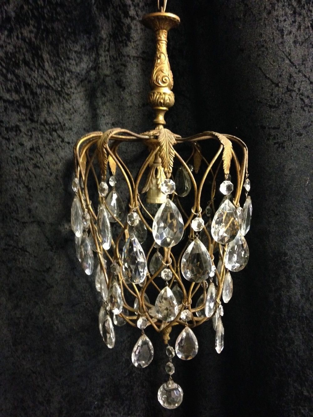 Small Antique Italian Pineapple Chandelier (View 12 of 20)