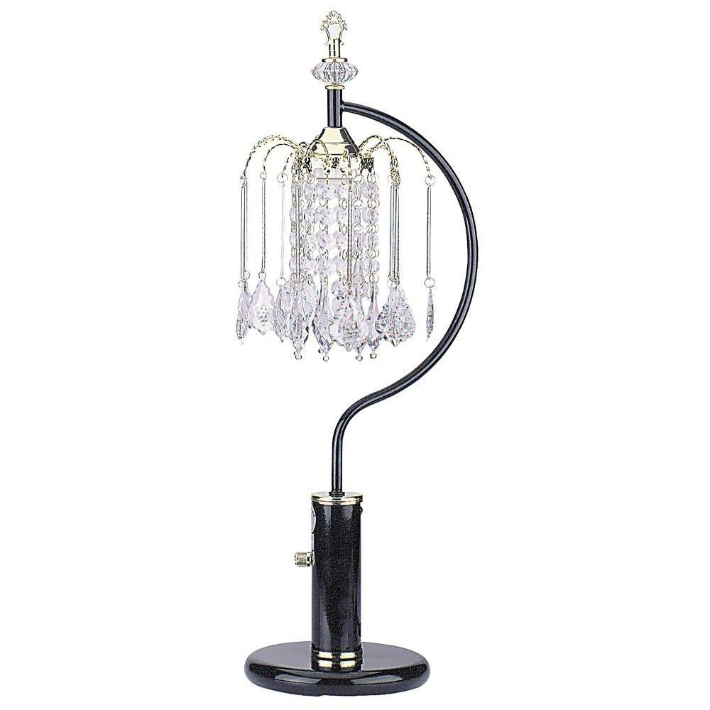 Small Chandelier Table Lamps Throughout Trendy Crystal World Chained 17 In (View 19 of 20)