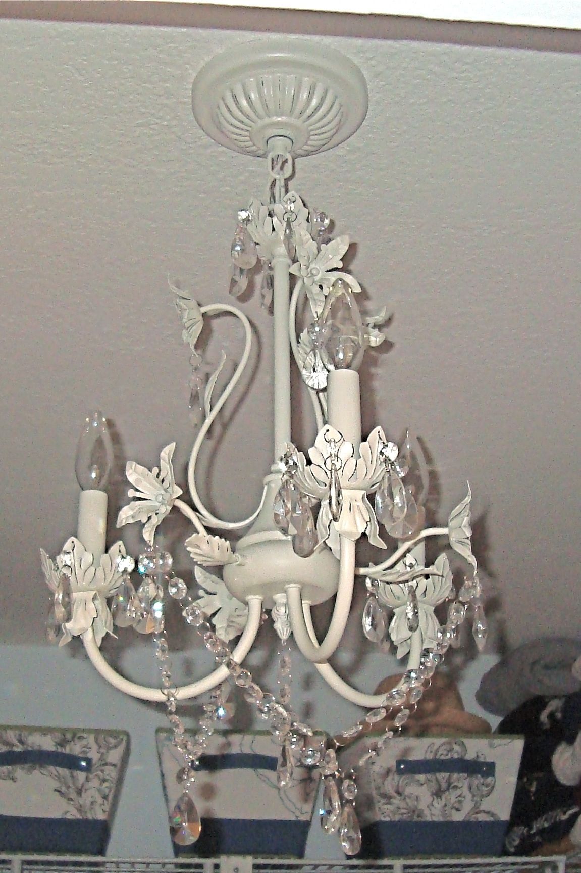 Small Shabby Chic Chandelier With Regard To Current Lamp Chandelier Shabby Chic – Closdurocnoir (View 2 of 20)