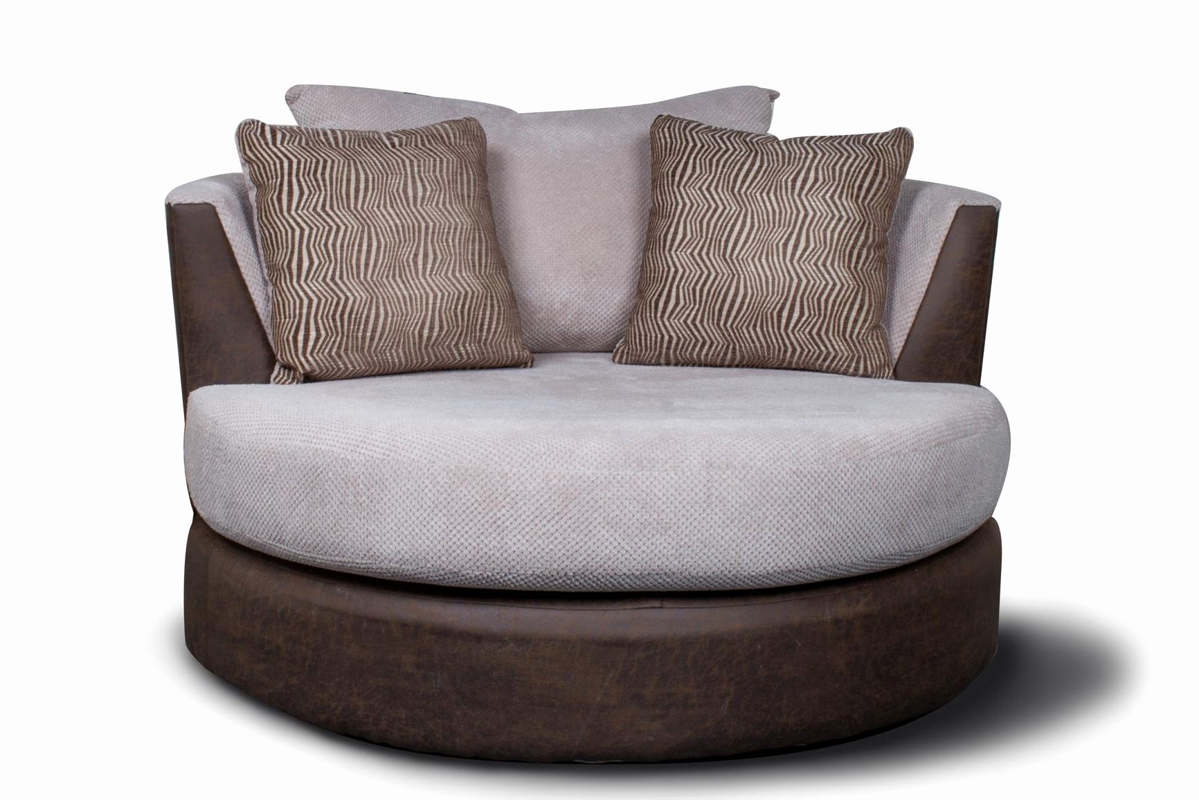 Sofas : Brown Leather Swivel Chair Leather Sofa Large Cuddle Chair Intended For Current Snuggle Sofas (View 12 of 20)