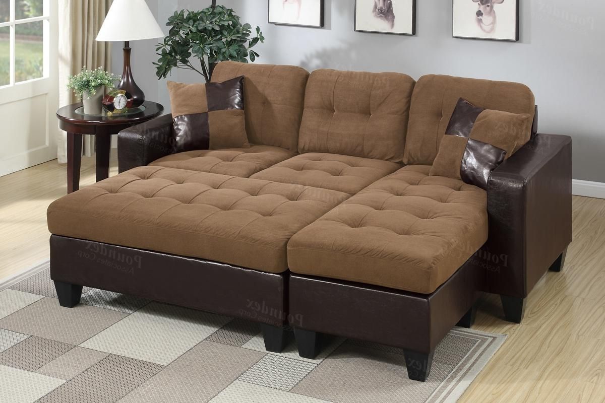 Sofas With Ottoman With Regard To Preferred Brown Leather Sectional Sofa And Ottoman – Steal A Sofa Furniture (View 1 of 20)