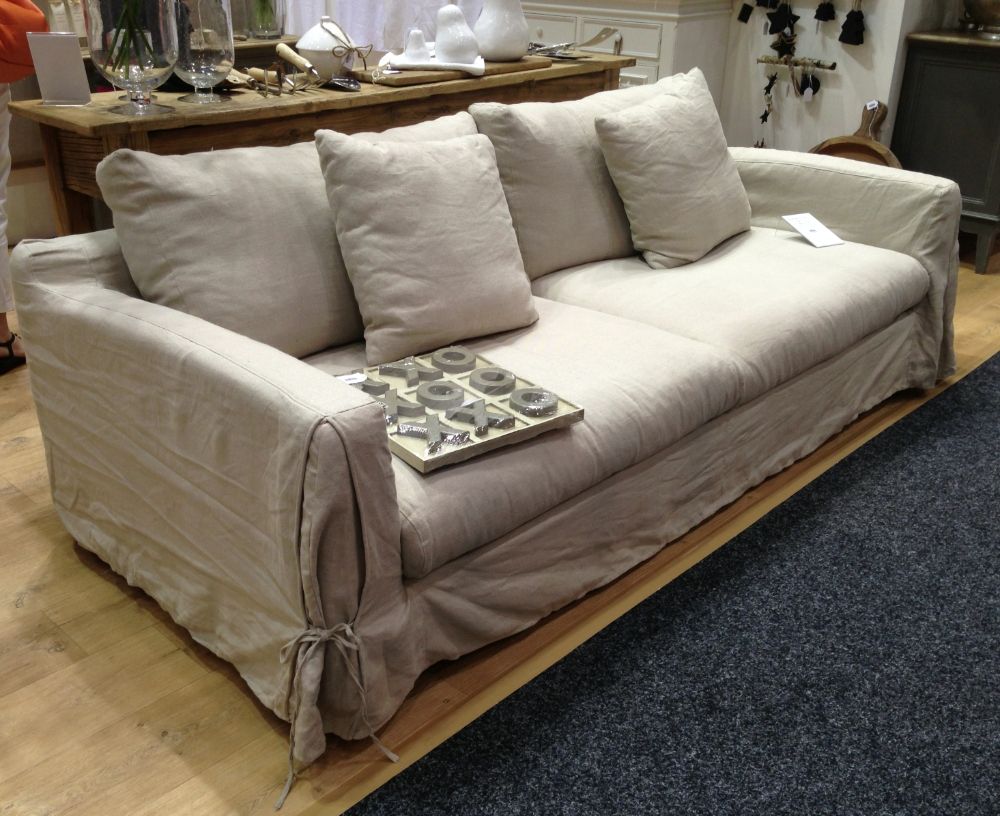 Sofas With Removable Cover Intended For Well Known Sofa Design: Linen Sofa Cover Comfortable And Modern Design Linen (View 5 of 20)