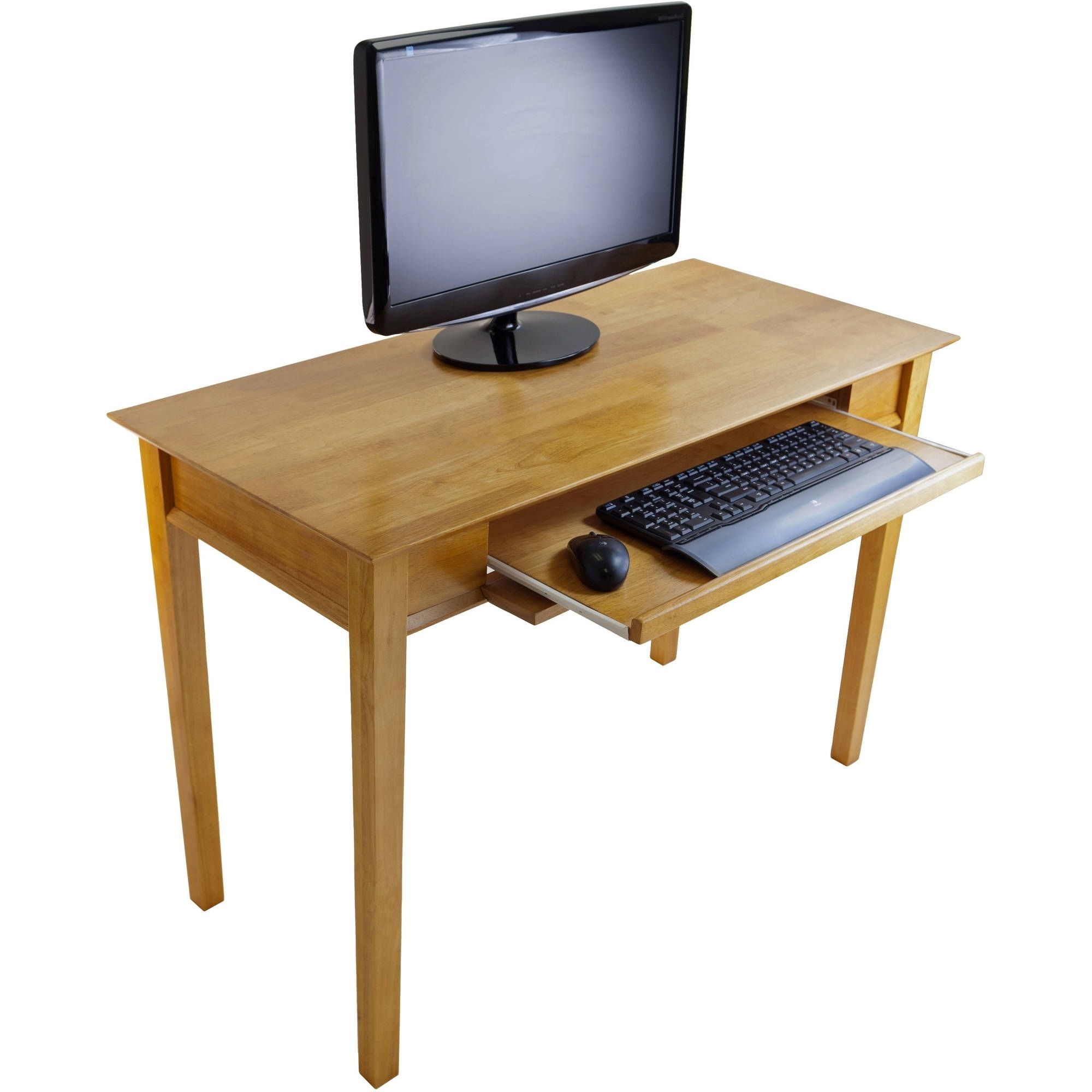 Solid Wood Computer Desks Regarding Well Liked 78 Most Top Notch White Office Desk Small Black Computer Wood (View 15 of 20)