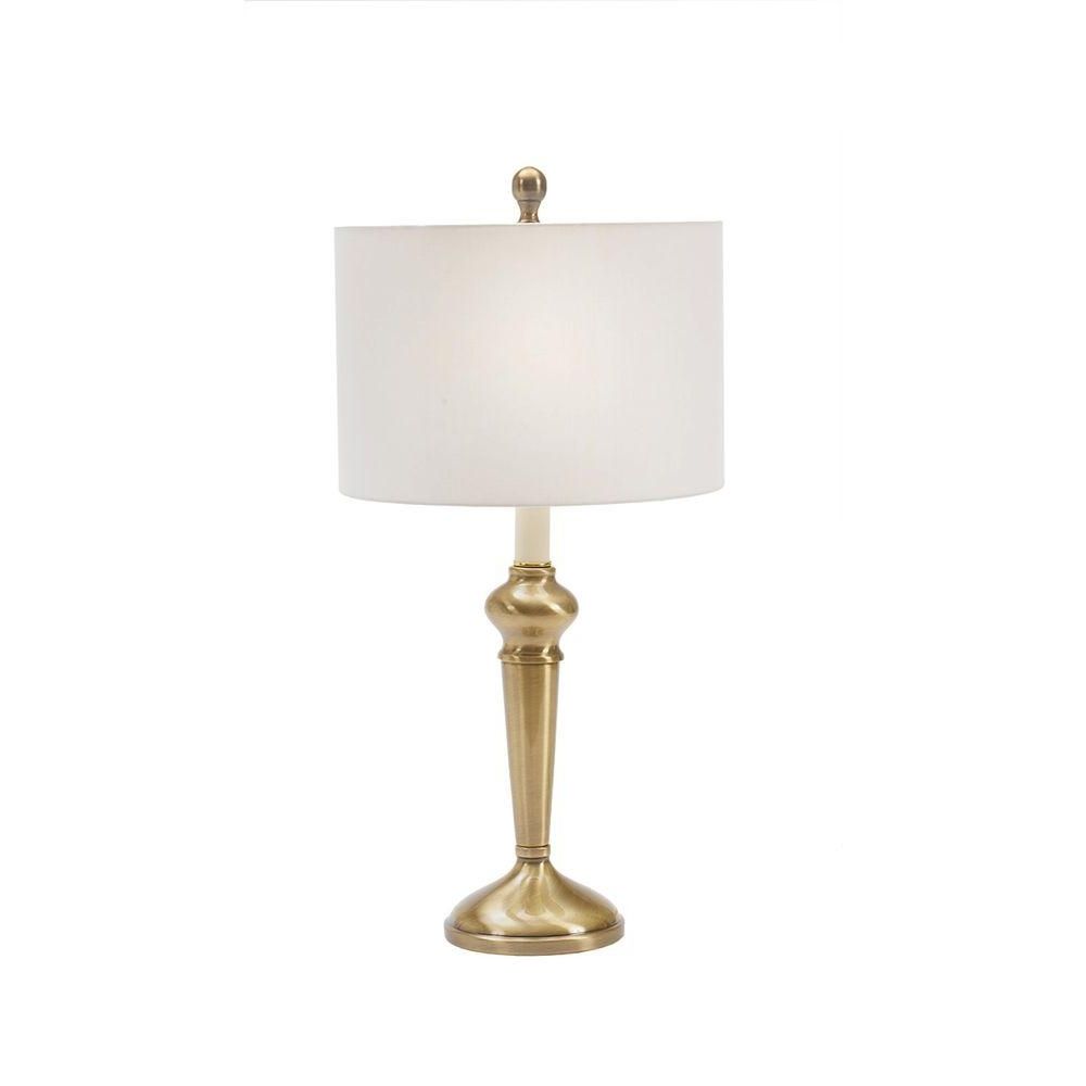 Table Lamps – Lamps – The Home Depot Within Current Small Crystal Chandelier Table Lamps (View 18 of 20)