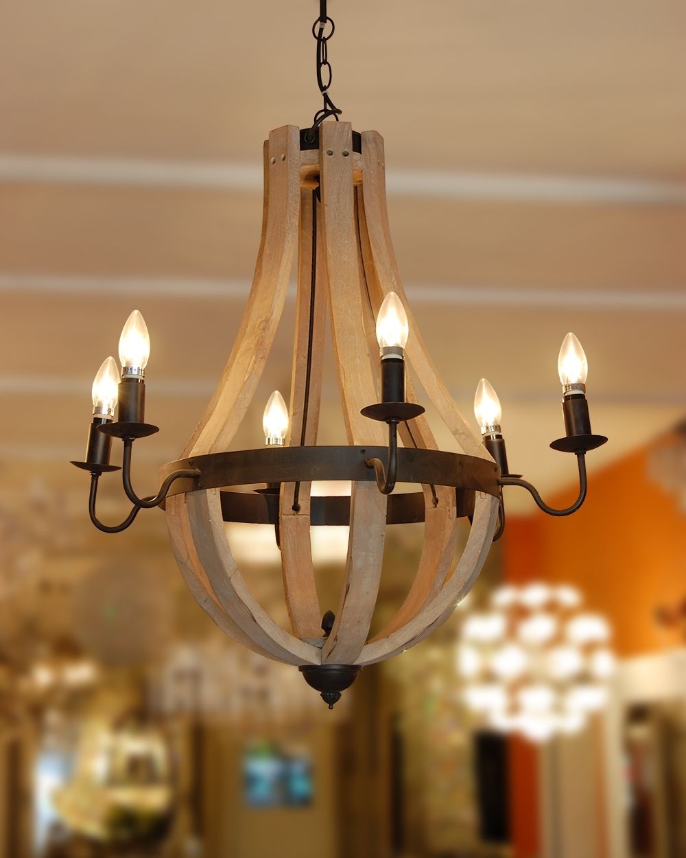 The Chandelier & Mirror Company Pertaining To Favorite Wooden Chandeliers (View 1 of 20)