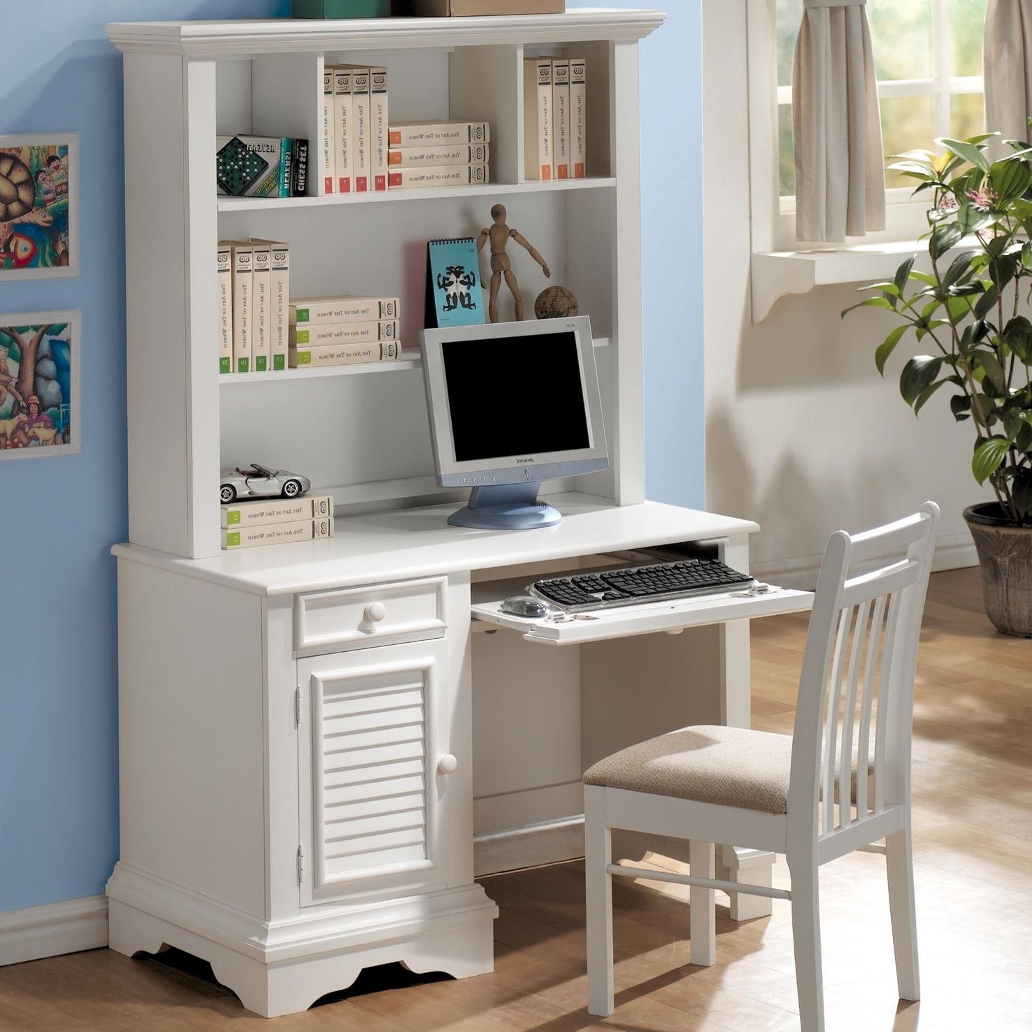 Top Computer Desk Shelf On Desk With Shelves Photograph Ideas For Trendy Computer Desks With Bookshelves (Photo 3 of 20)