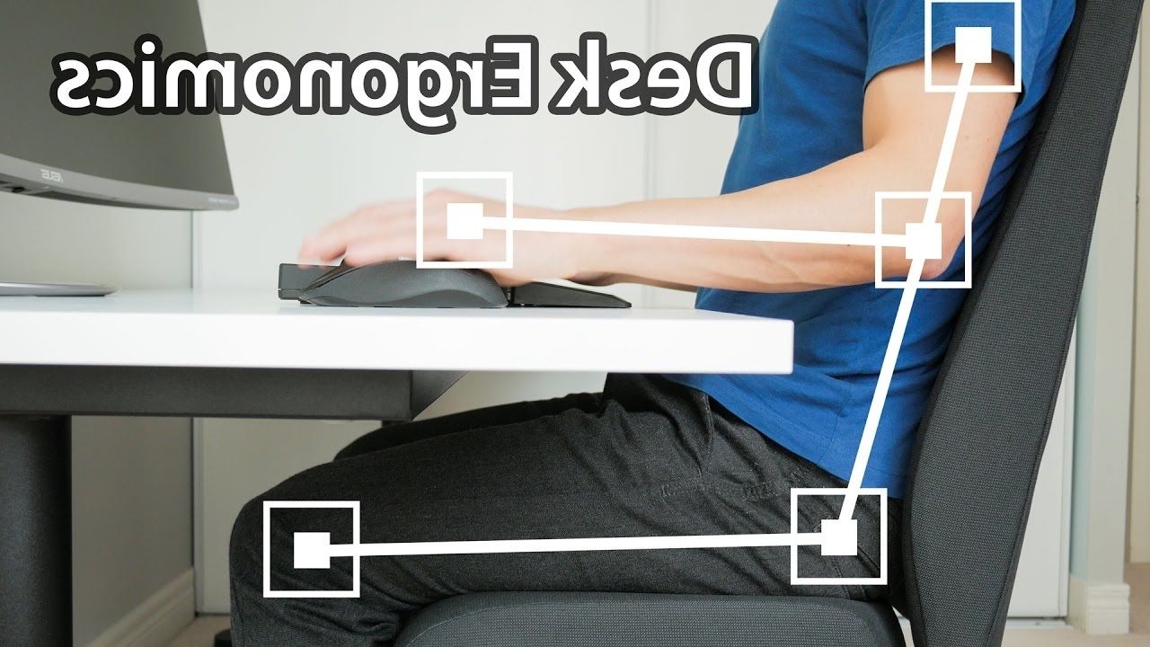 Trendy Ergonomic Computer Desks Throughout 5 Ways You're Sitting Wrong At Your Desk – Computer Desk Setup (View 15 of 20)