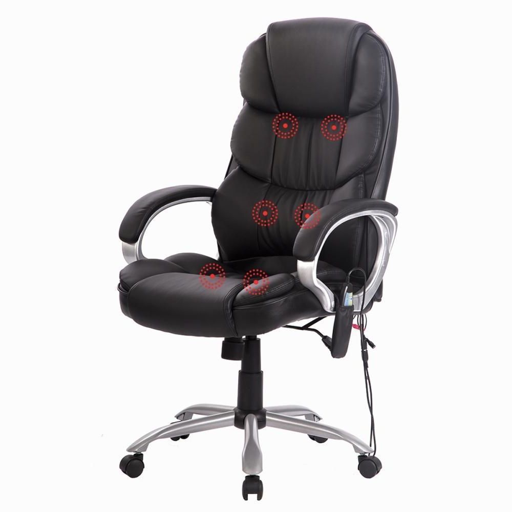 Trendy Executive Office Massage Chair Vibrating Ergonomic Computer Desk With Regard To Executive Office Chairs With Massage/heat (View 9 of 20)