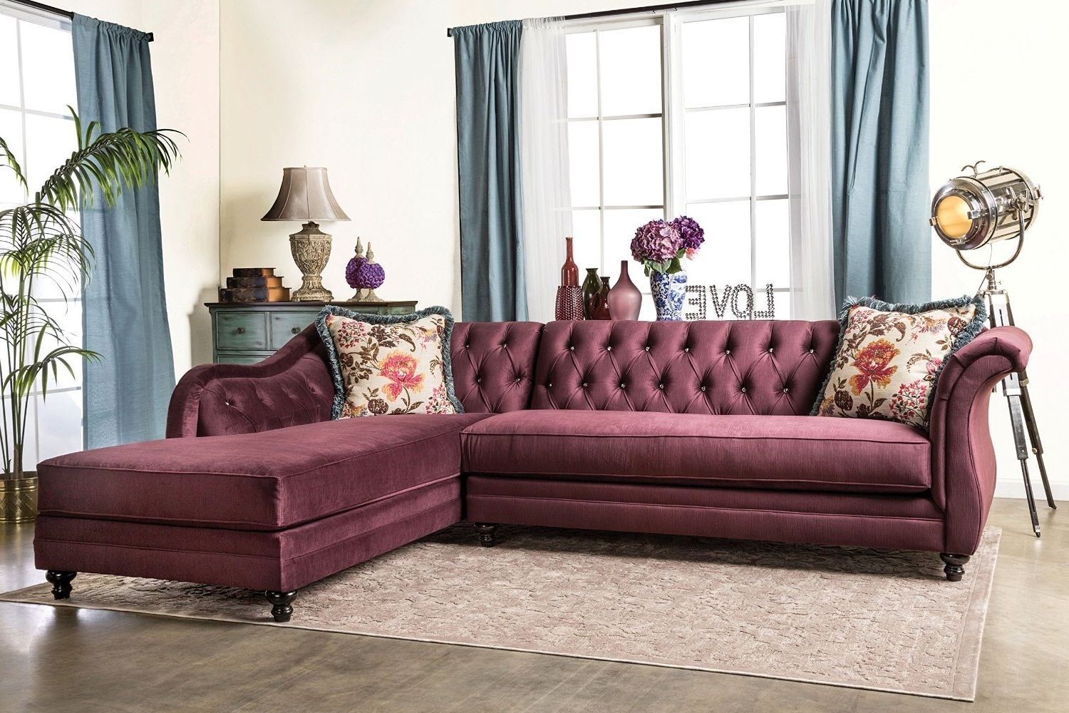 Featured Photo of Top 20 of Tufted Sectional Sofas with Chaise