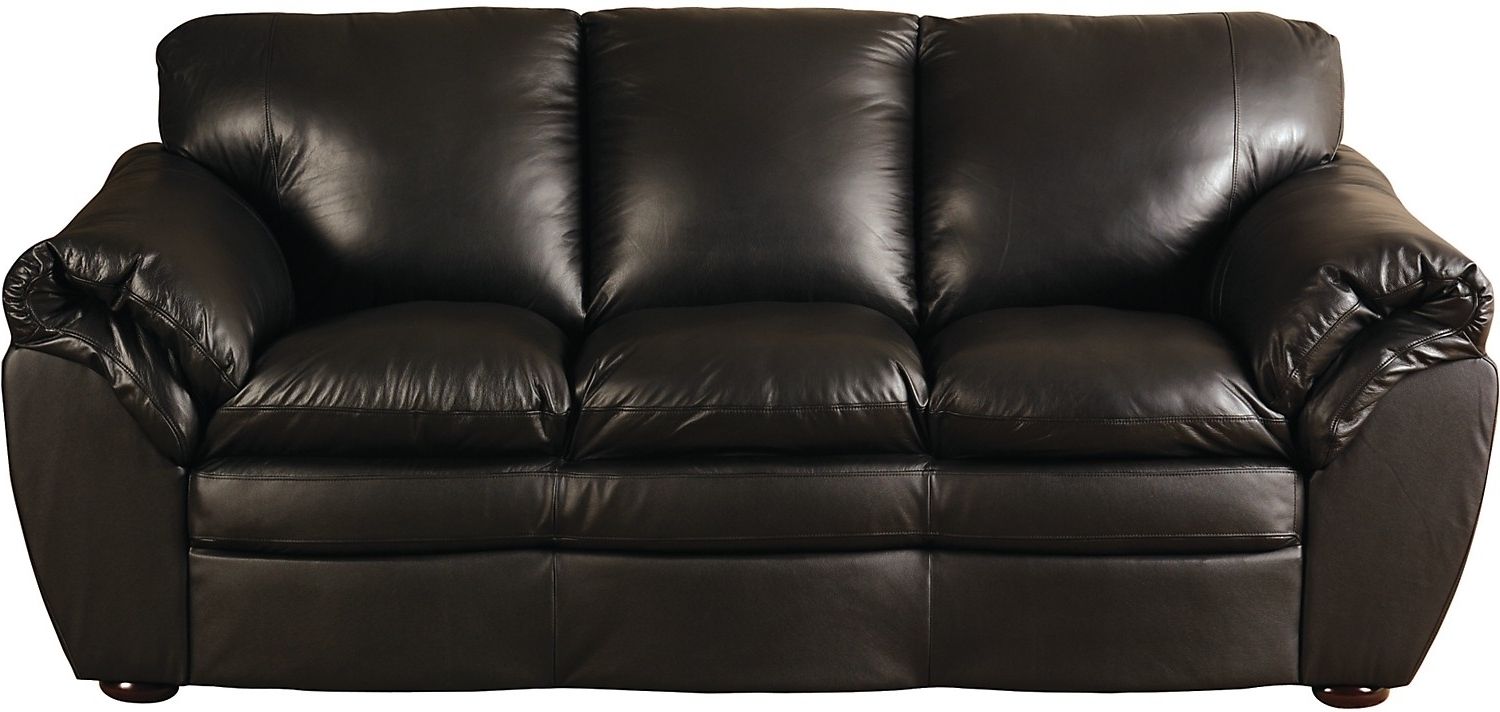 Trendy The Brick Leather Sofas With Regard To Marisa 100 Genuine Leather Sofa • Leather Sofa (View 2 of 20)