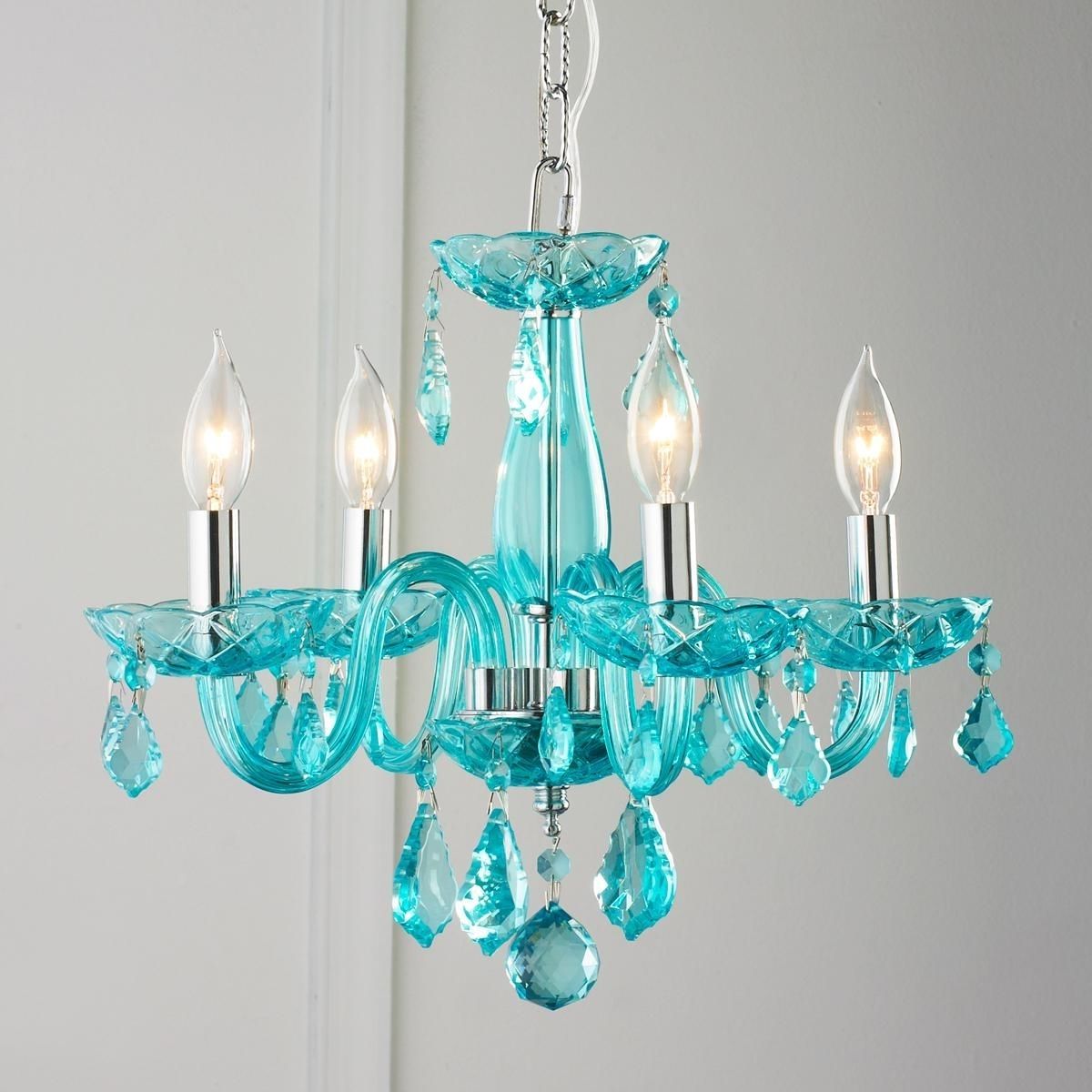 Featured Photo of 20 The Best Turquoise Mini Chandeliers