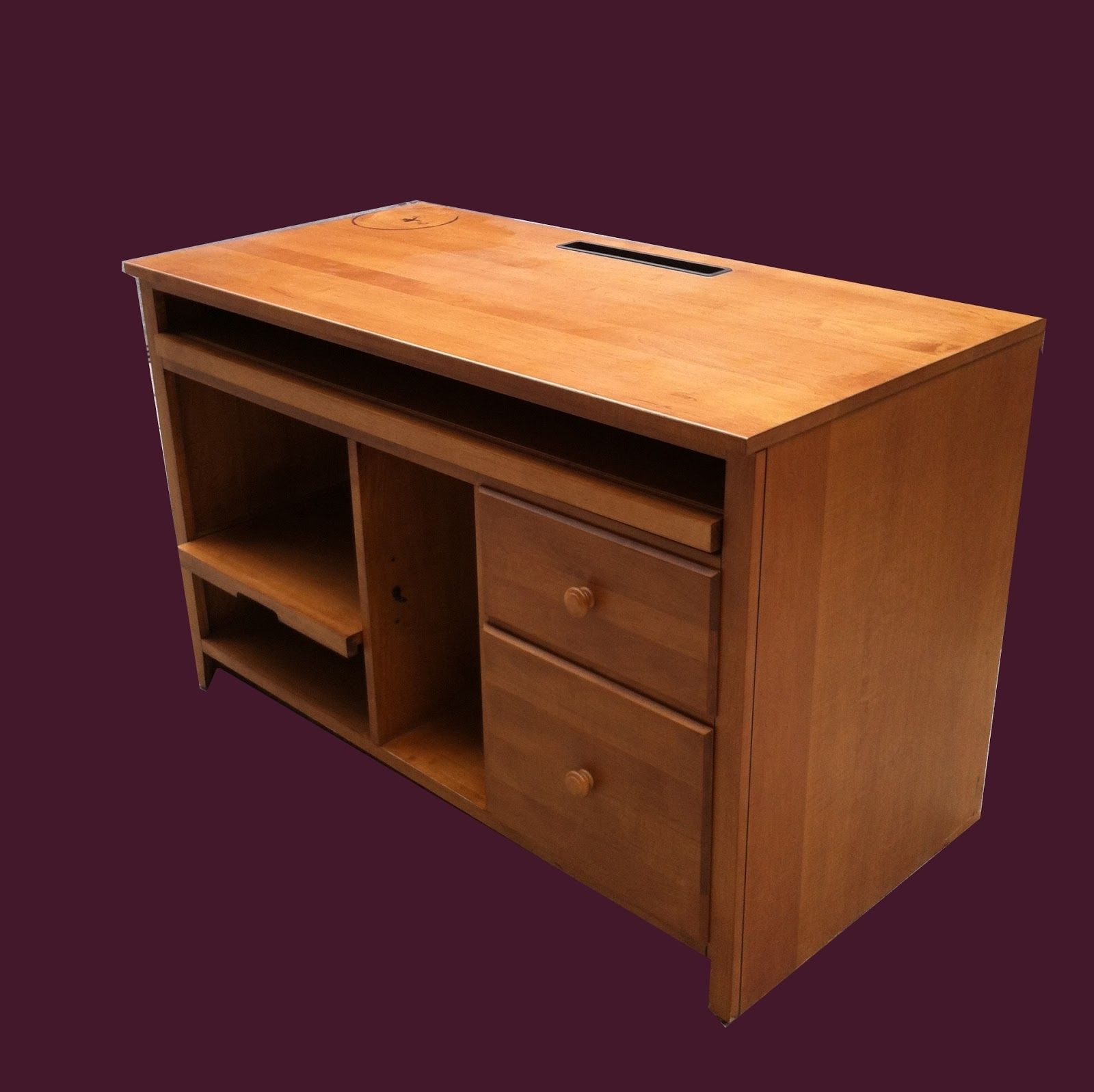 Uhuru Furniture & Collectibles: Ethan Allen Computer Desk  Sold For Most Current Ethan Allen Computer Desks (View 1 of 20)