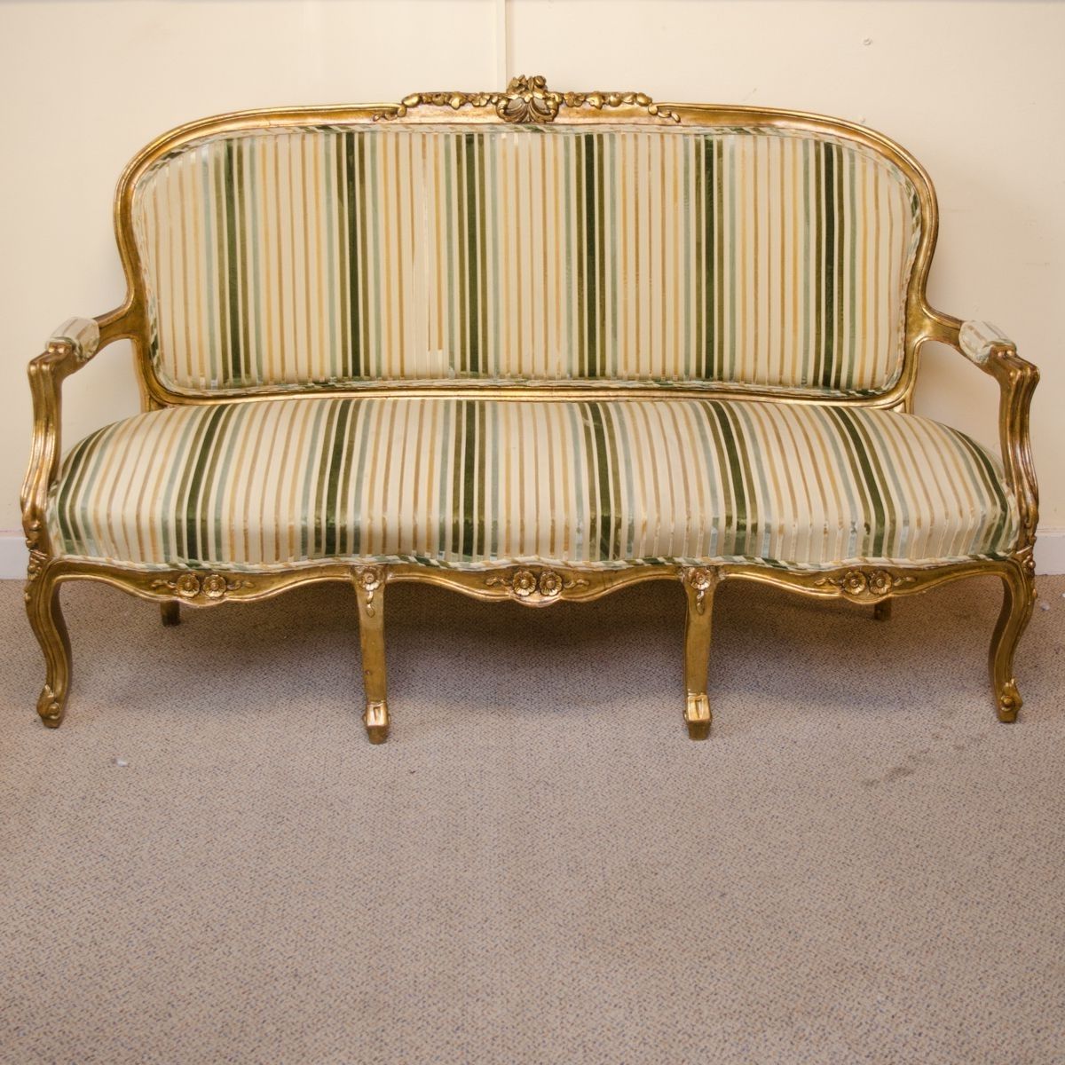 Victorian Gilded Open Frame Sofa – Antique Sofas – Hemswell Regarding Preferred Antique Sofas (View 3 of 20)
