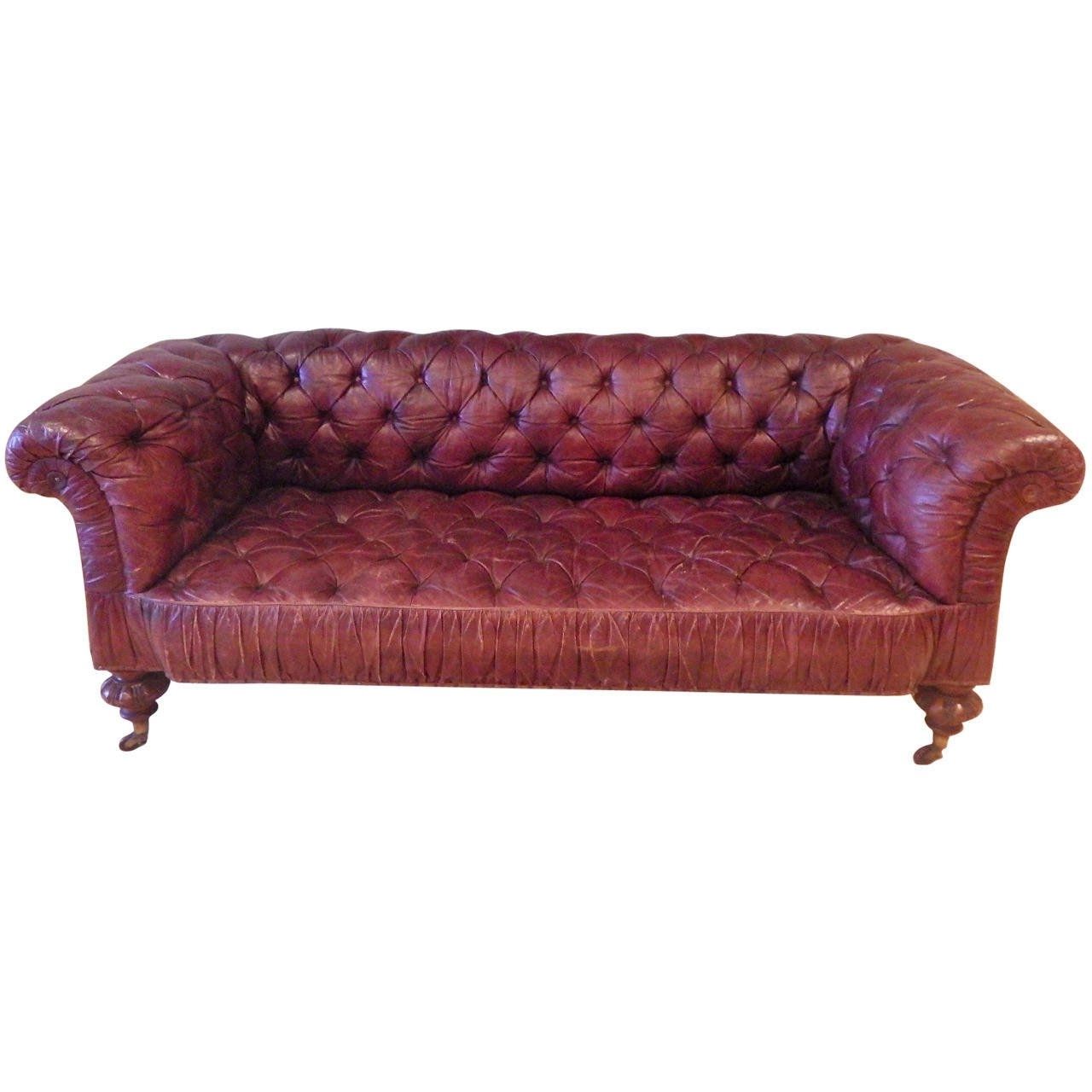 Victorian Leather Sofas Within Best And Newest Superb Victorian Leather Sofa, Circa 1870 For Sale At 1stdibs (View 2 of 20)