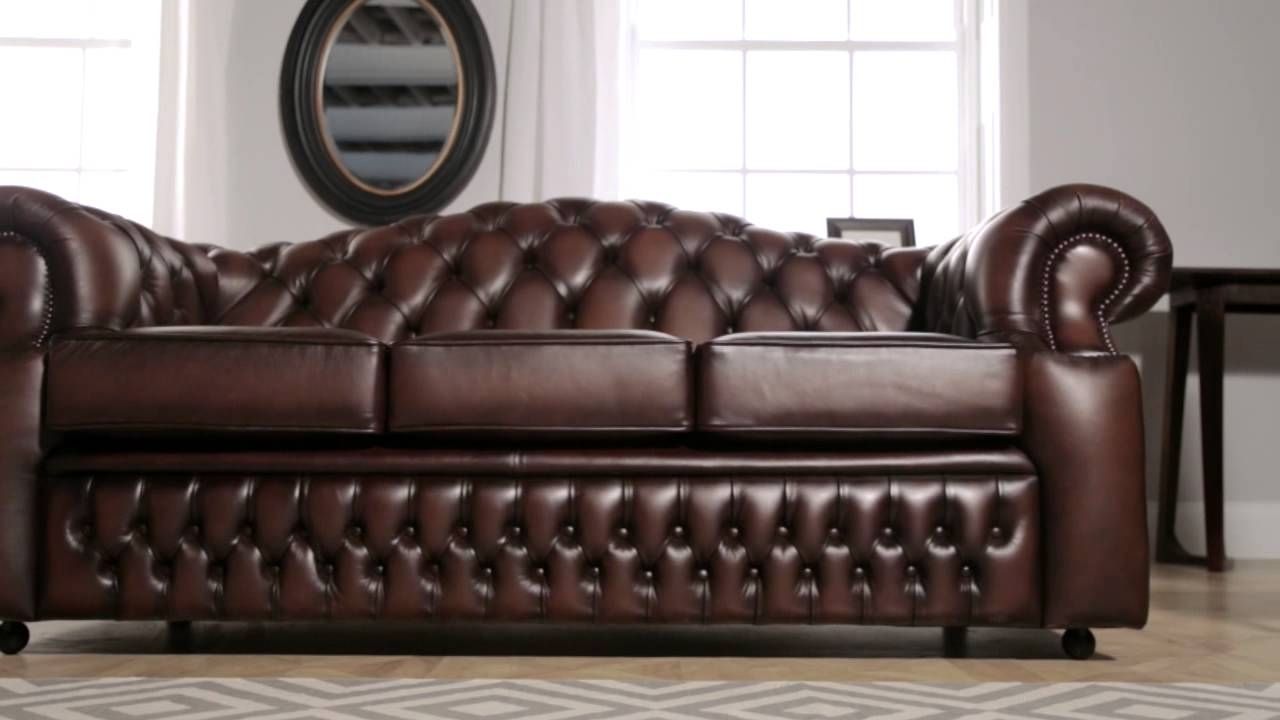 Well Known Oxford Chesterfield Sofa From Sofassaxon – Youtube Within Oxford Sofas (View 3 of 20)