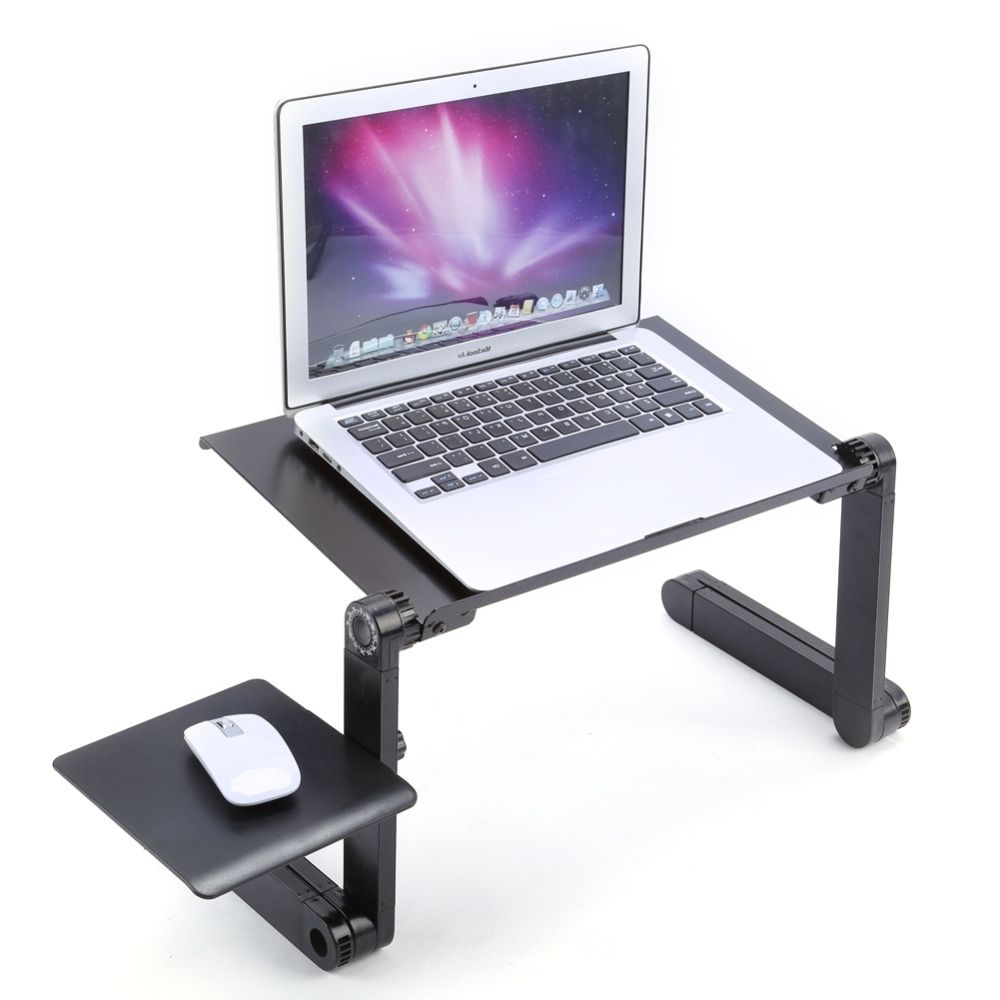 Widely Used Portable Mobile Laptop Standing Desk For Bed Sofa Laptop Folding With Portable Computer Desks (View 8 of 20)