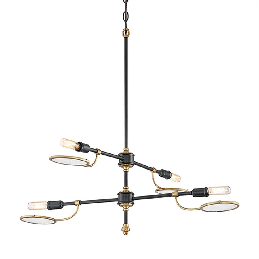 Widely Used Vintage Black Chandelier In Shop Cascadia Lighting Oberyn  (View 20 of 20)