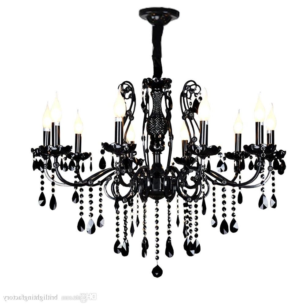 2019 China Chandelier Light Modern Ceiling Chandeliers Modern Black Glass With Black Glass Chandeliers (View 1 of 20)