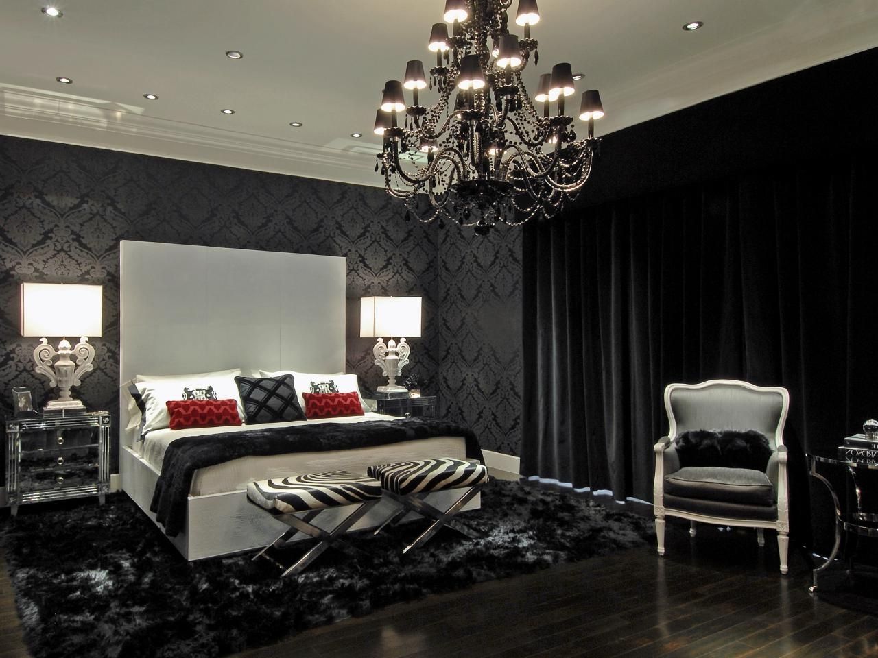 2019 Elegant Black Chandeliers For Bedroom Area – Howiezine With Regard To Black Chandelier Bedroom (View 3 of 20)