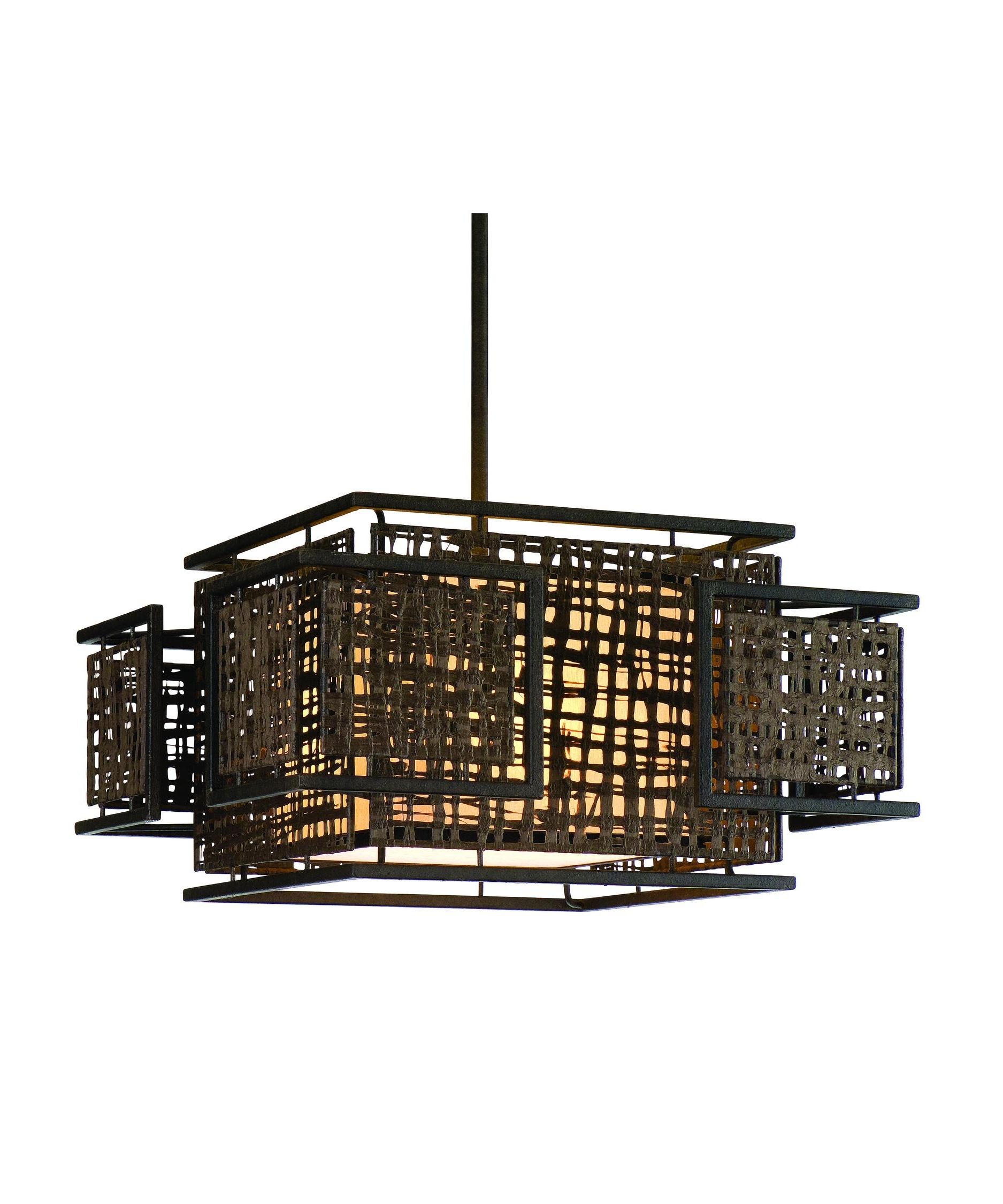 Asian Chandeliers For Most Up To Date Corbett Lighting 105 44 Shoji 24 Inch Wide 3 Light Large Pendant (View 6 of 20)