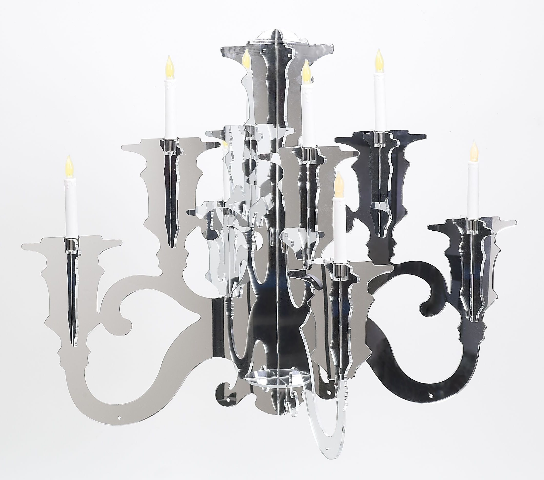 Baroque Acrylic Chandelier Lig (View 2 of 20)