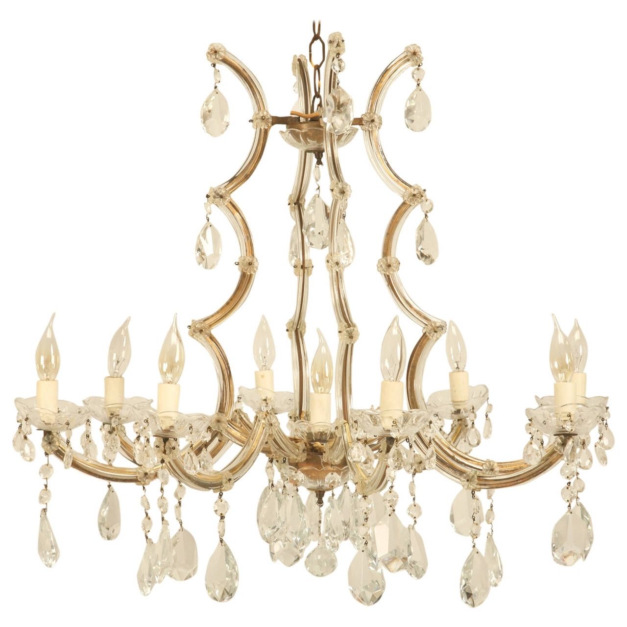 Baroque Chandelier Throughout Most Recent Spanish Chandelier In A Baroque Style, Circa 1930s For Sale At 1stdibs (View 15 of 20)