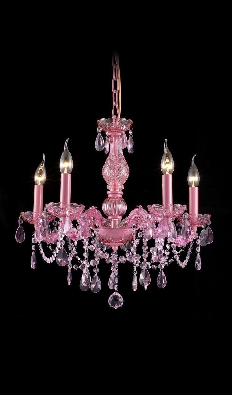 Bling & Hello Kitty Ipod Iphone Wallpapers Within Pink Plastic Chandeliers (View 1 of 20)