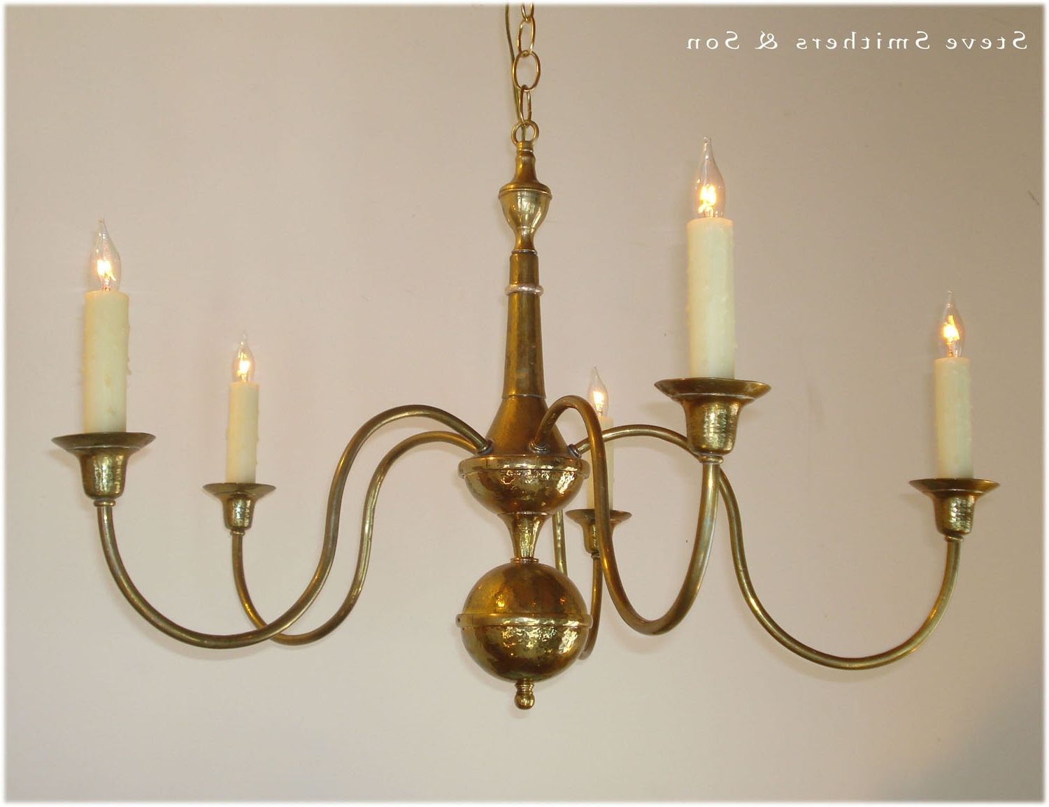 Brass Chandeliers Regarding Newest Handmade Brass Sconces Chandeliers Lamps Lanterns (View 8 of 20)