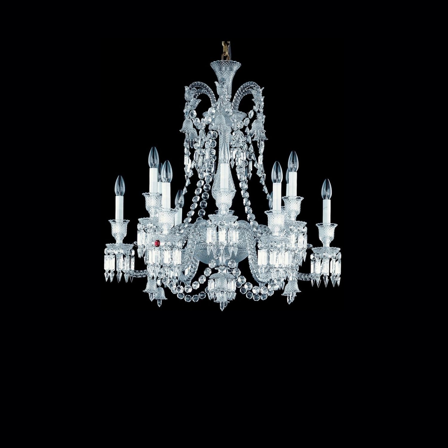 Chandelier Clear 12l Baccarat Zenith 2606555 Throughout 2019 Short Chandeliers (View 1 of 20)