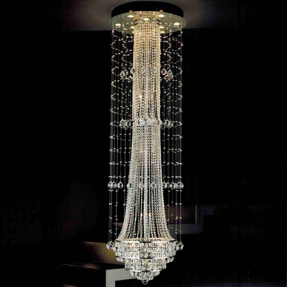 Chandeliers Design : Awesome Modern Foyer Chandelier Contemporary Regarding 2018 Contemporary Large Chandeliers (View 10 of 20)
