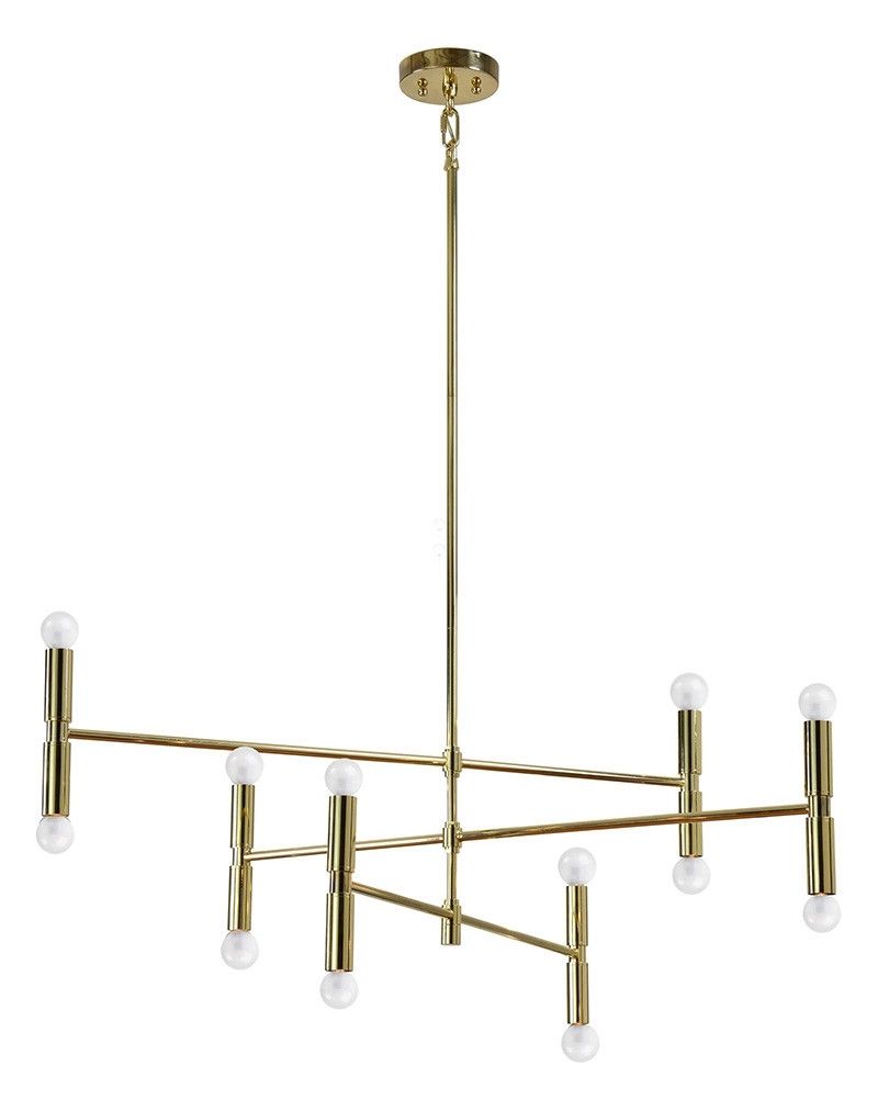 Chandeliers, Modern And Gold (View 7 of 20)