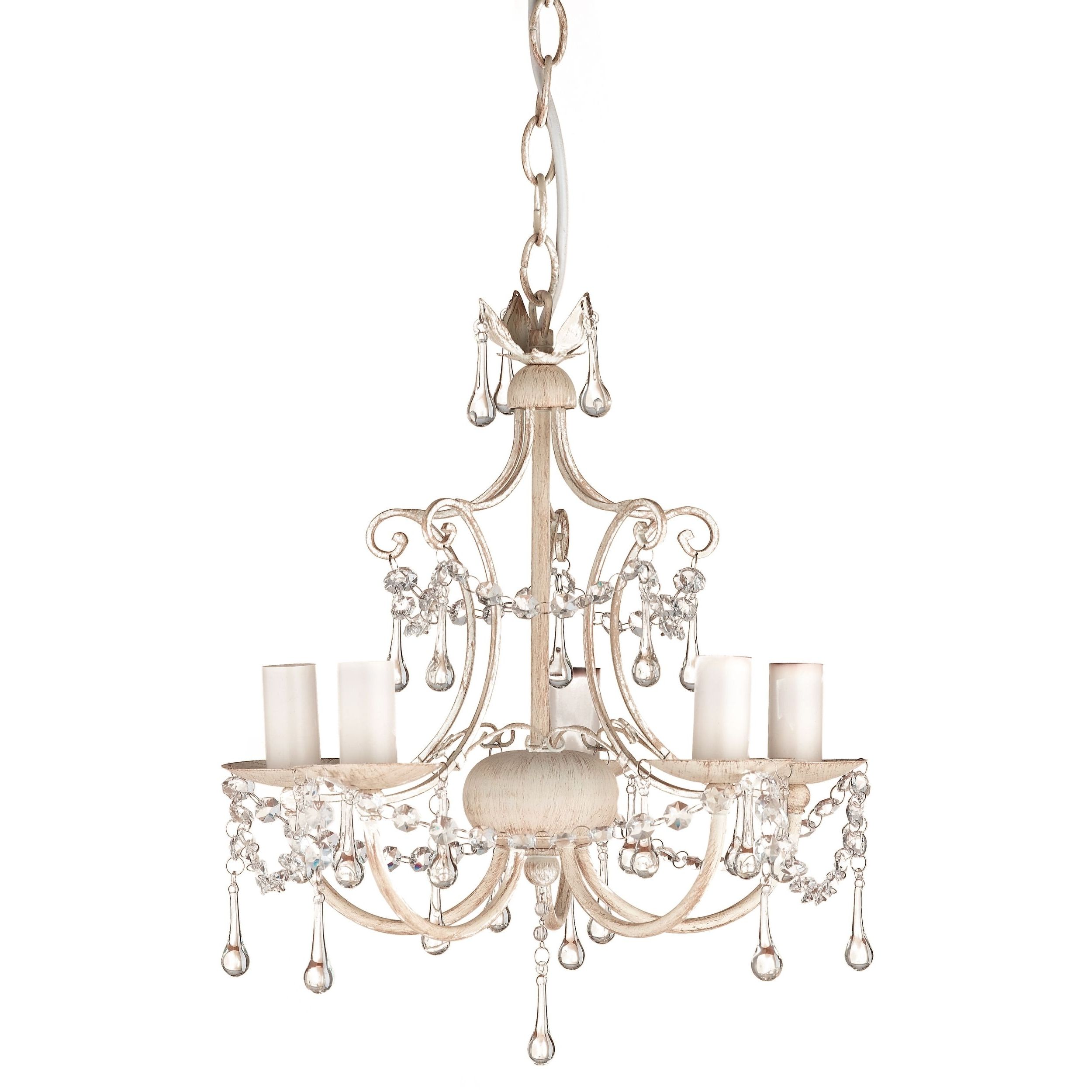 Cream Chandeliers With 2018 Laura Ashley Chella Cream Five Light Chandelier (View 1 of 20)