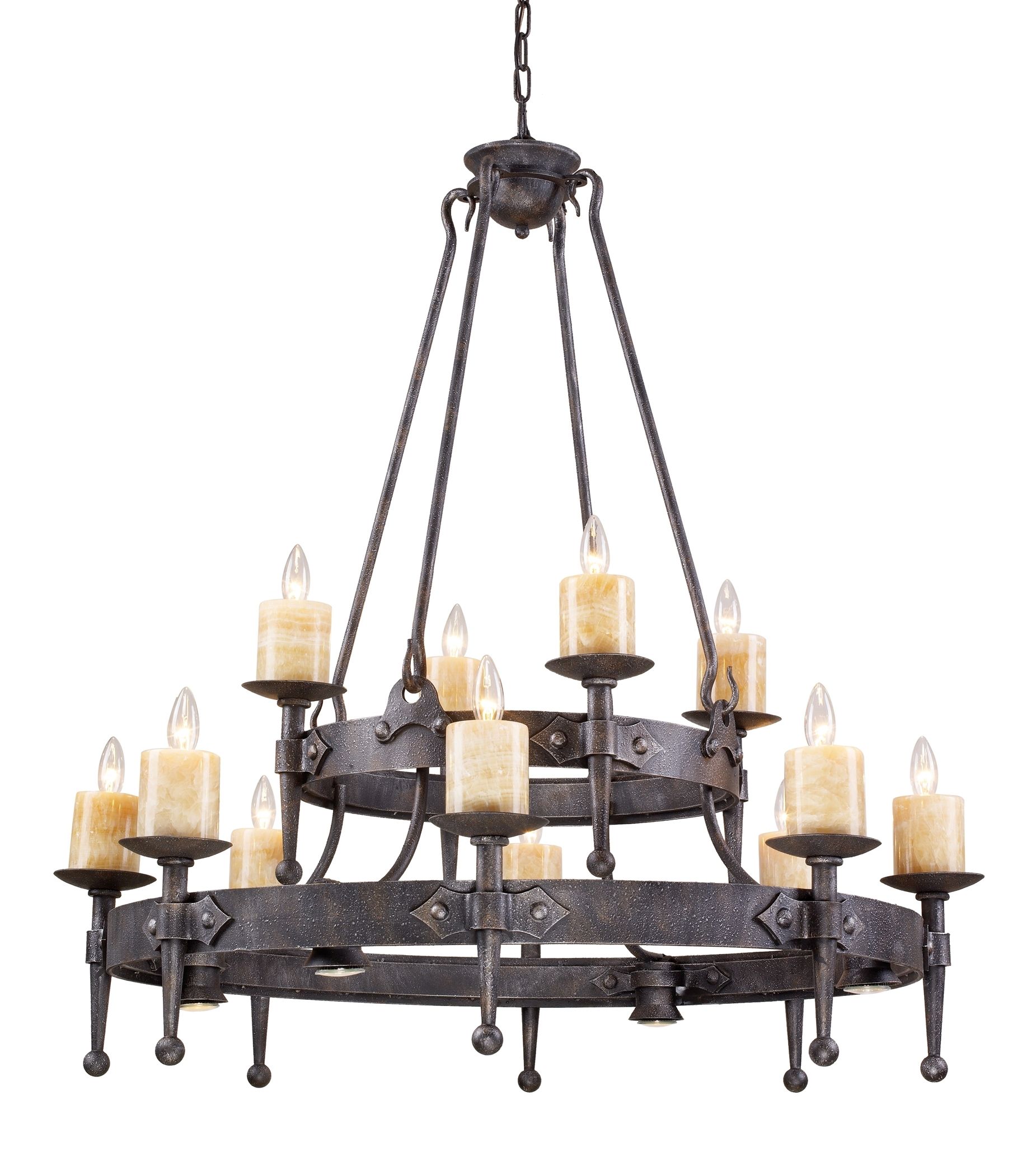 Current Candle Chandelier For Outdoor Candle Chandeliers Wrought Iron Otbsiucom – Nurani (View 18 of 20)