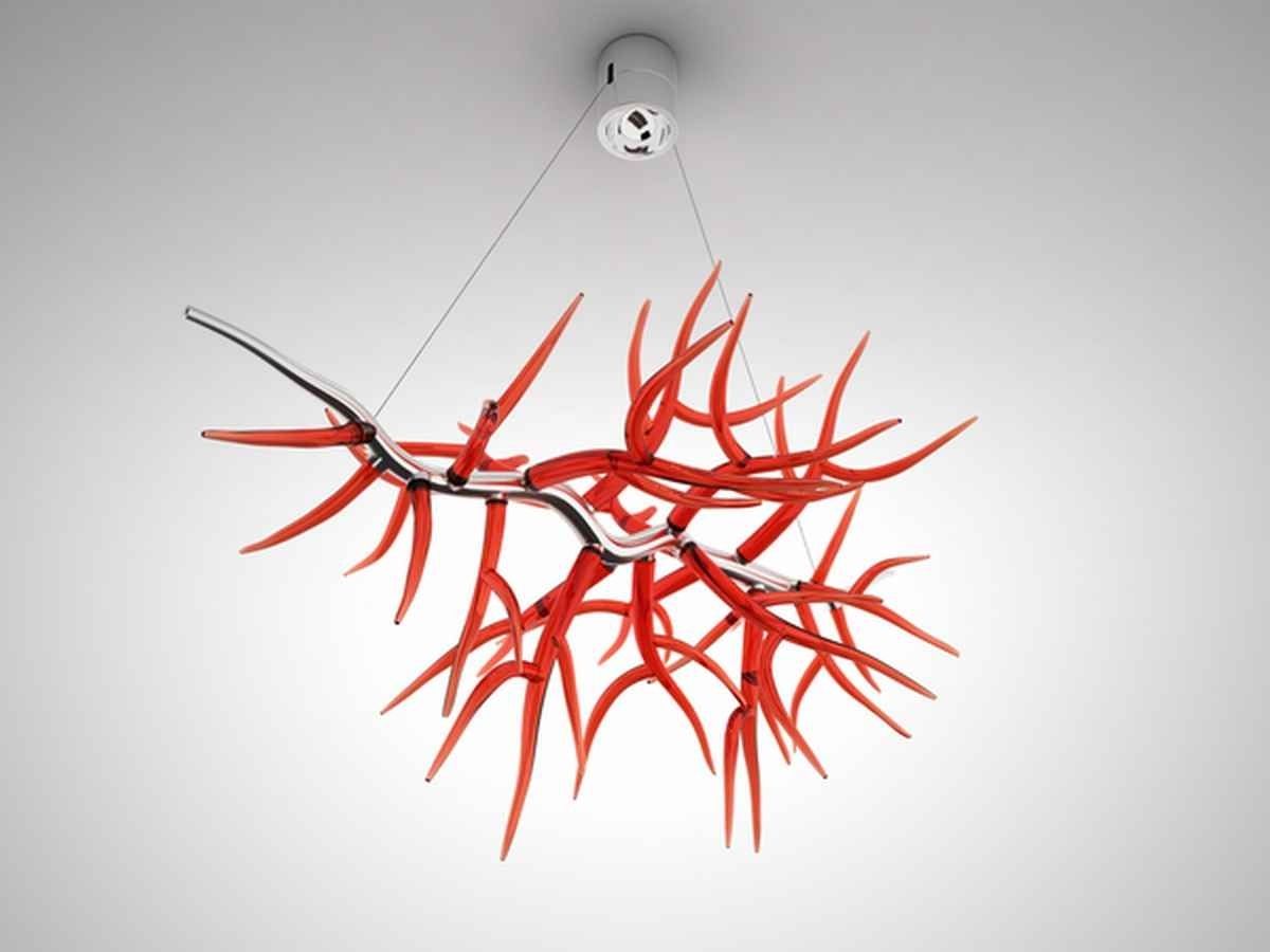 Famous 6 Strange Chandeliers With Regard To Modern Red Chandelier (View 3 of 20)