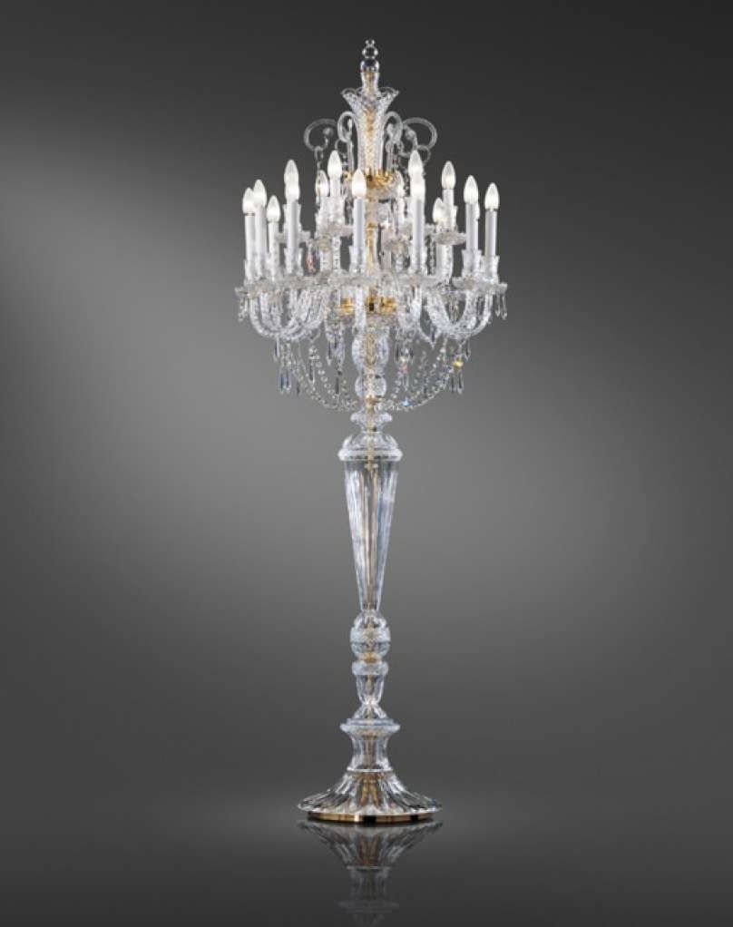 Famous Magnificent Crystal Chandelier Table Lamp Chandelier Awesome Lamps With Regard To Crystal Chandelier Standing Lamps (View 20 of 20)