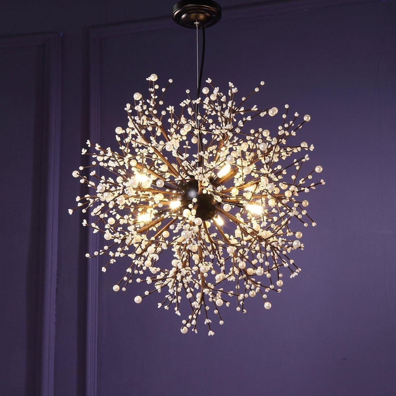 Famous Modern Chandeliers Throughout Modern Chandeliers Firework Led Vintage Wrought Iron Chandelier (View 1 of 20)