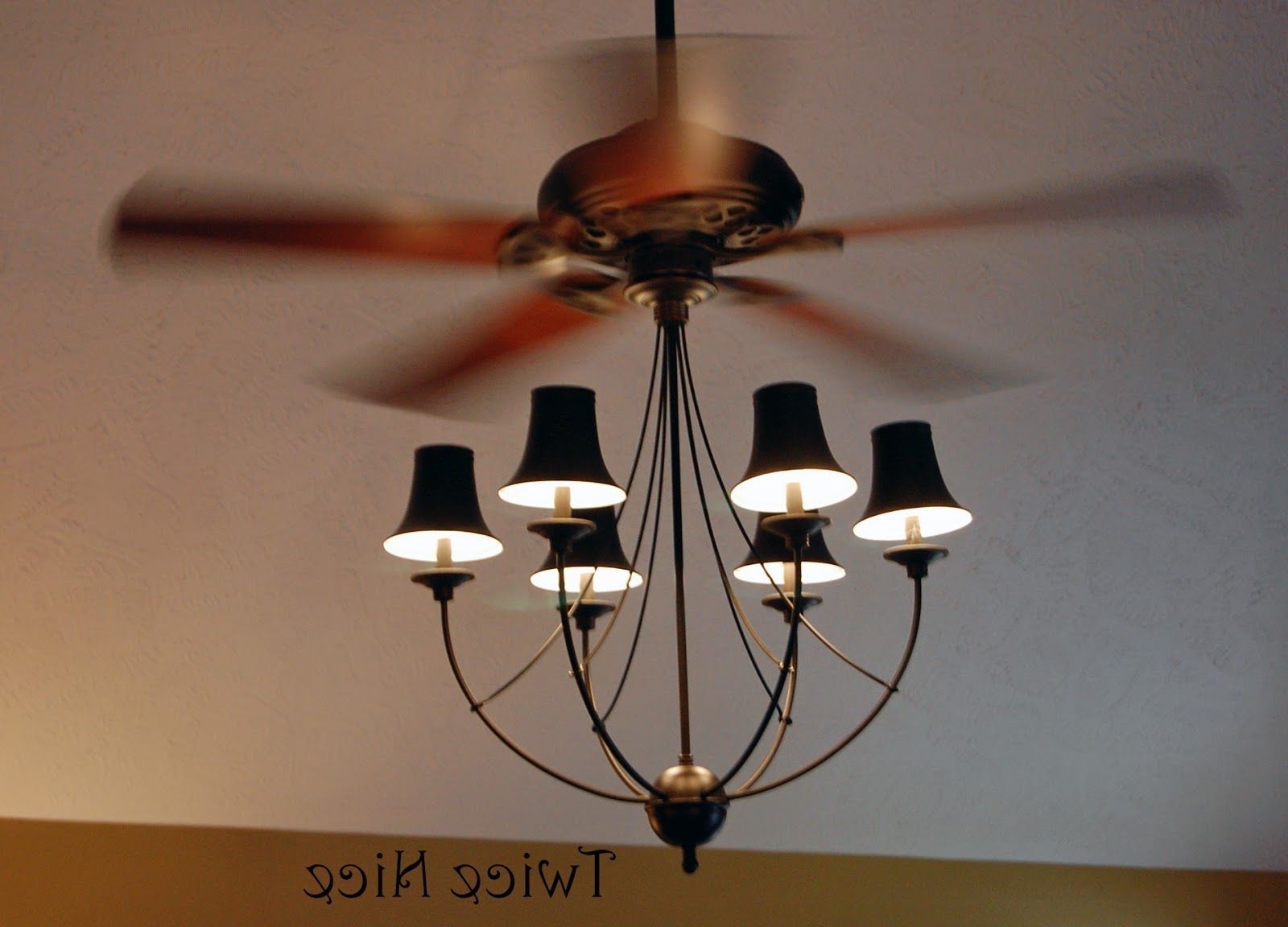 Fashionable Ceiling Fan With Chandelier Light Kit Unique Ceiling Fans With Pertaining To Chandelier Light Fixture For Ceiling Fan (View 8 of 20)