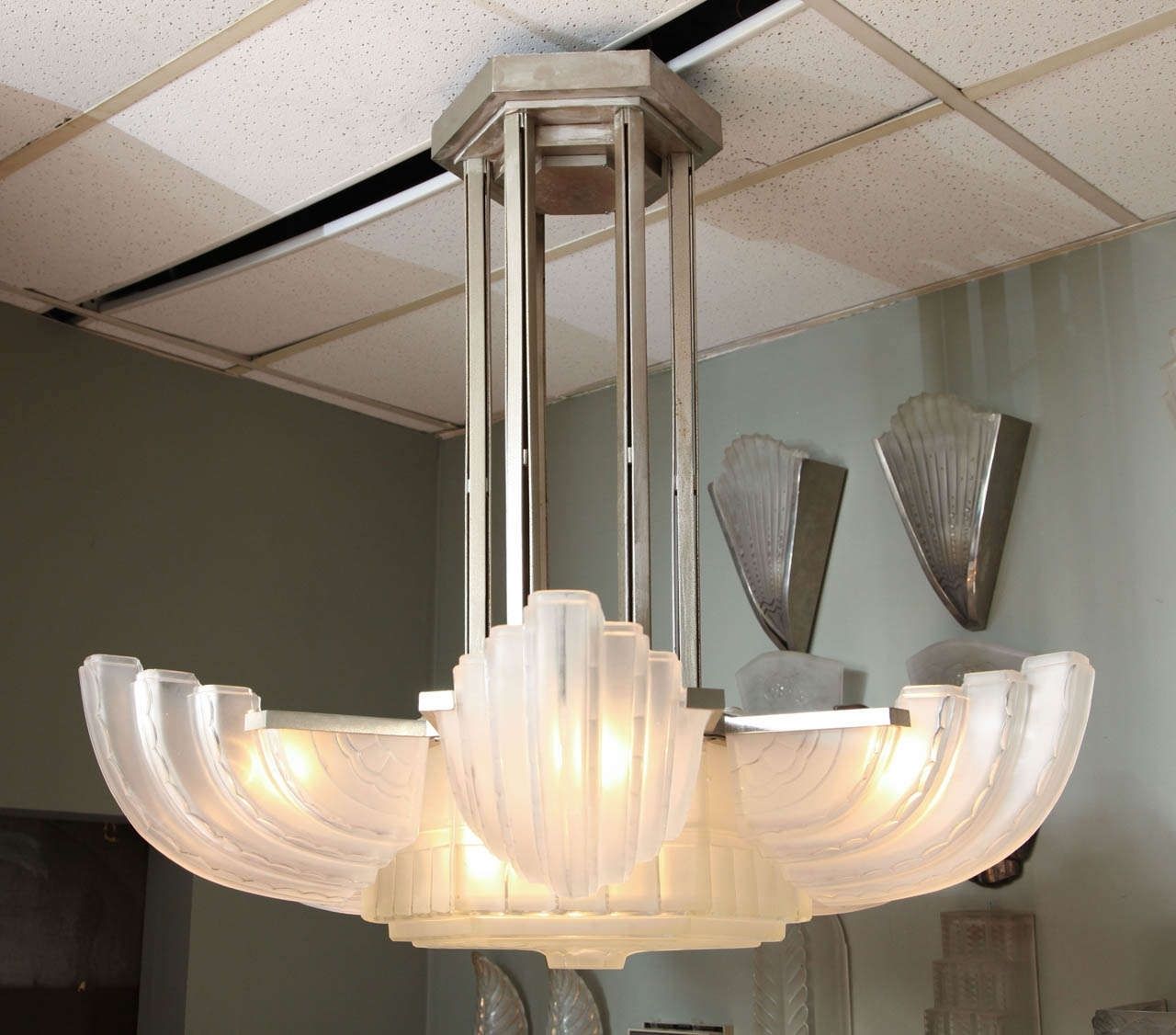 Large Art Deco Chandelier With Best And Newest Large And Important Art Deco Chandeliersabino – Paul Stamati Gallery (View 10 of 20)