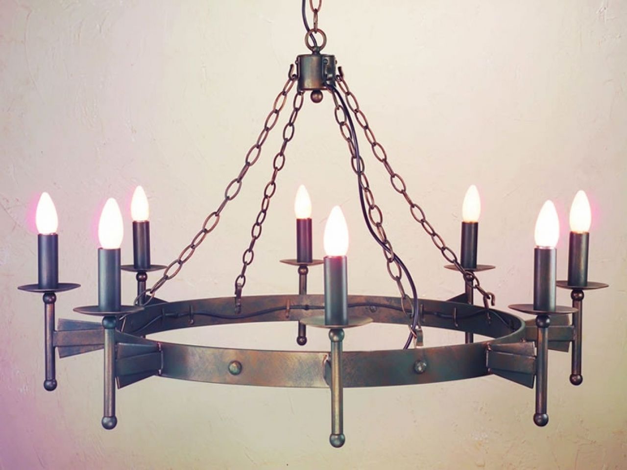 Large Iron Chandeliers For Most Up To Date Chandeliers Design : Marvelous Top Rustic Iron Chandelier For (View 19 of 20)