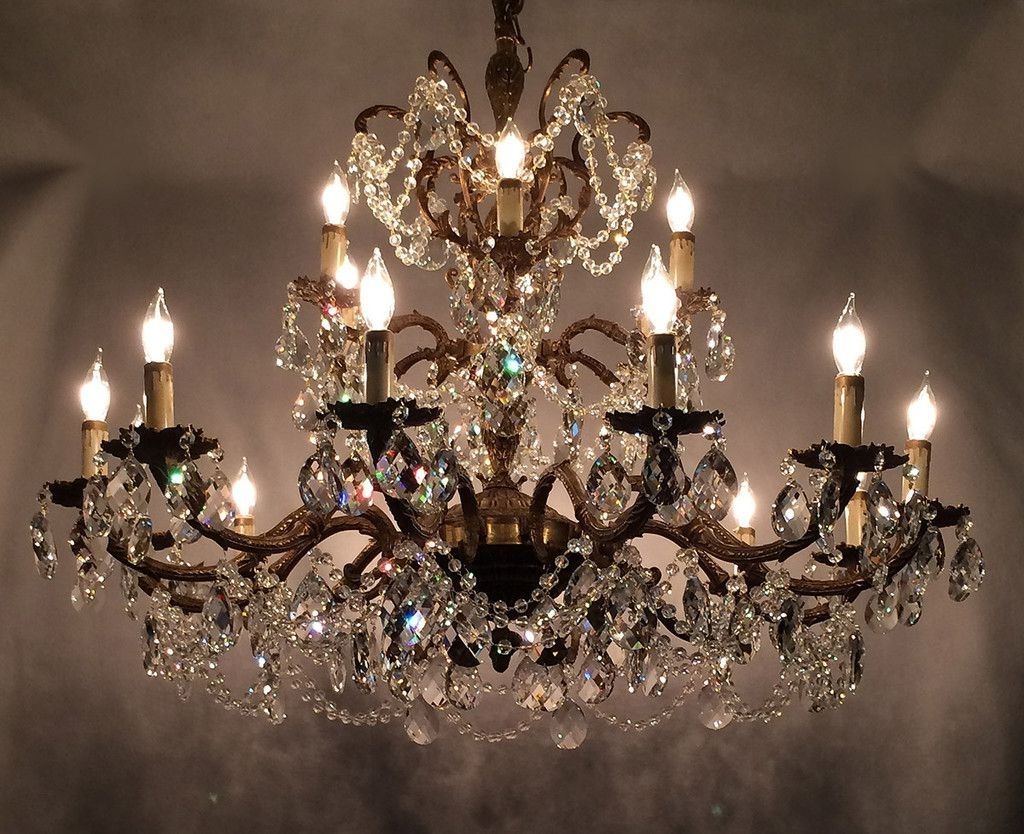 Learn Trade Secrets Restoring Old Antique Brass Chandeliers For Fashionable Old Brass Chandelier (View 1 of 20)