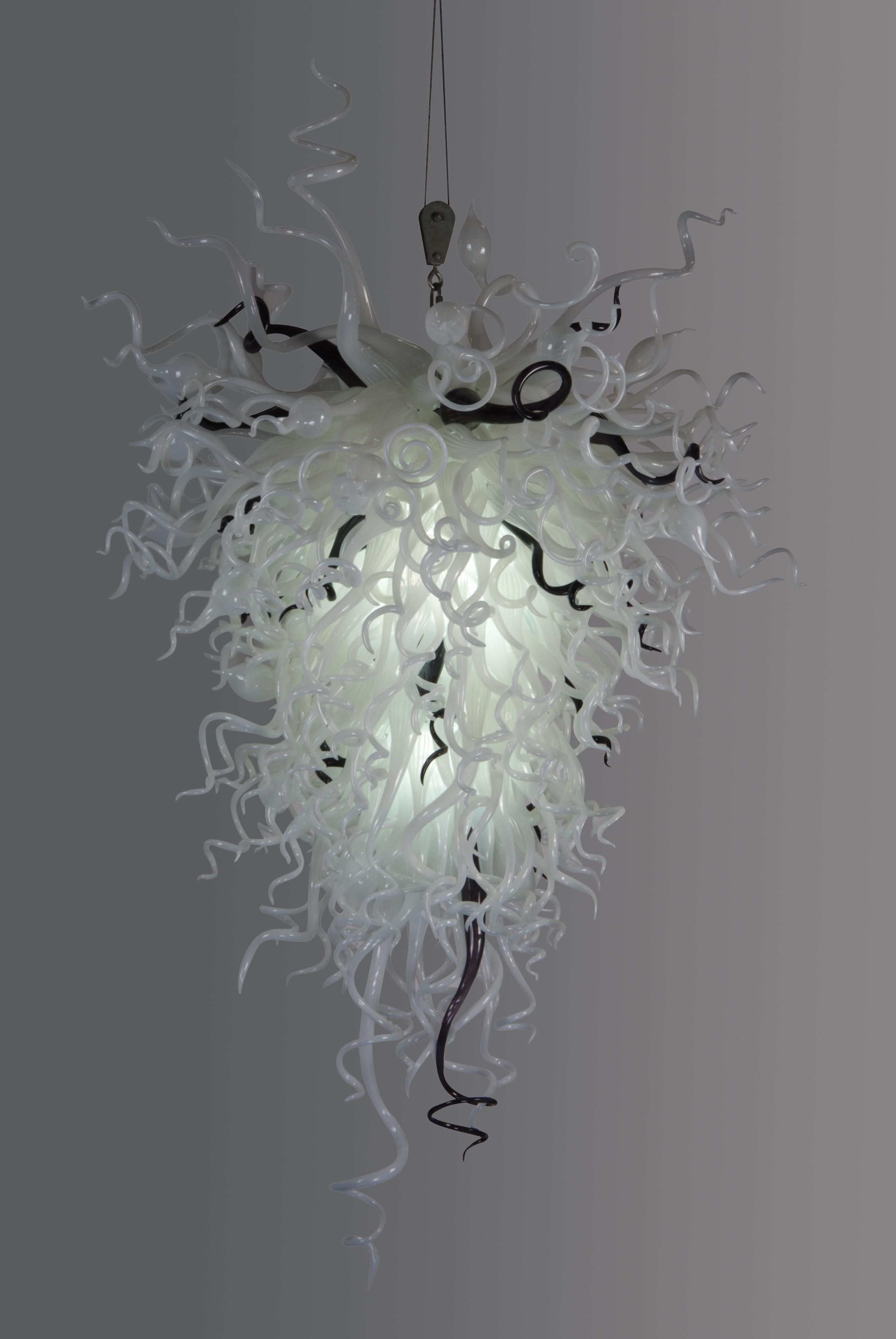 [%led Source 100% Hand Blown Borosilicate Glass Dale Chihuly Murano In Most Popular Black Glass Chandeliers|black Glass Chandeliers Pertaining To Current Led Source 100% Hand Blown Borosilicate Glass Dale Chihuly Murano|current Black Glass Chandeliers In Led Source 100% Hand Blown Borosilicate Glass Dale Chihuly Murano|fashionable Led Source 100% Hand Blown Borosilicate Glass Dale Chihuly Murano Intended For Black Glass Chandeliers%] (View 18 of 20)