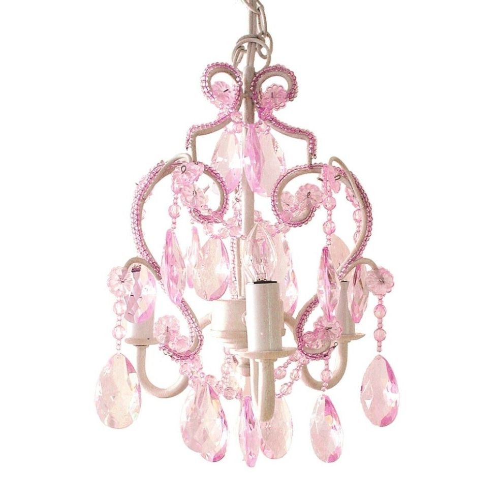 Mini Chandeliers For Nursery With Well Known Childrens Light Shades Ireland Kids Ceiling Pink Crystal Ikea (View 9 of 20)