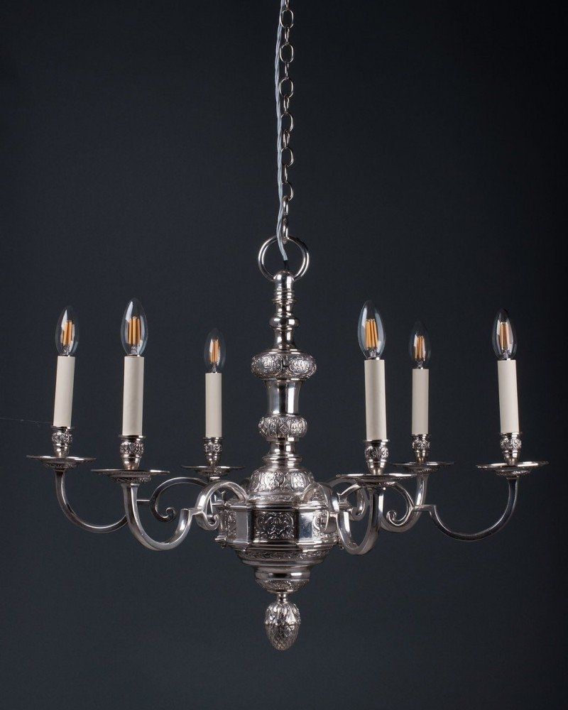 Most Recent Chandelier, Ornate 6 Branch Antique Chandelier In The Knowle Style Throughout Edwardian Chandeliers (View 11 of 20)