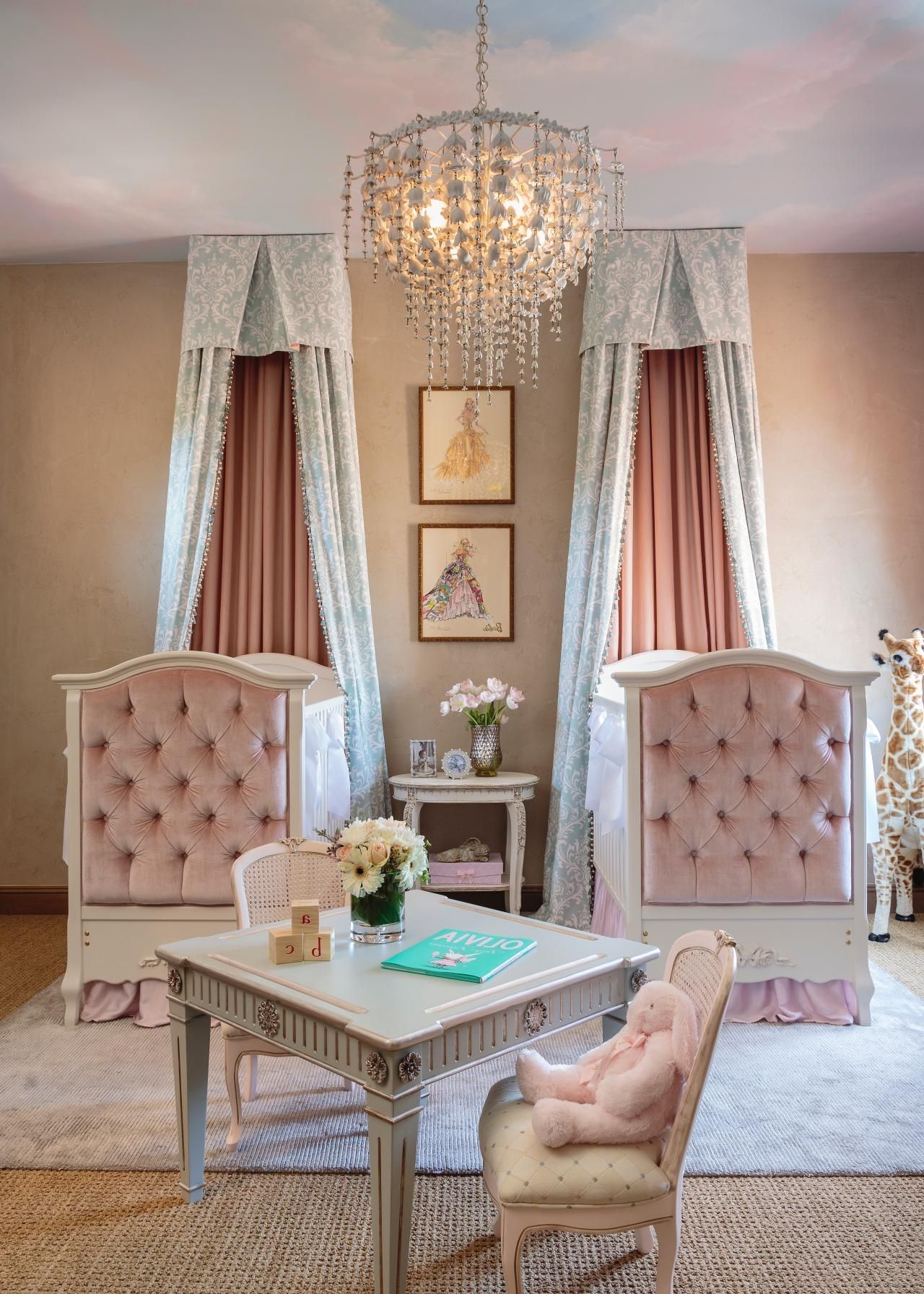 Featured Photo of 20 The Best Crystal Chandeliers for Baby Girl Room