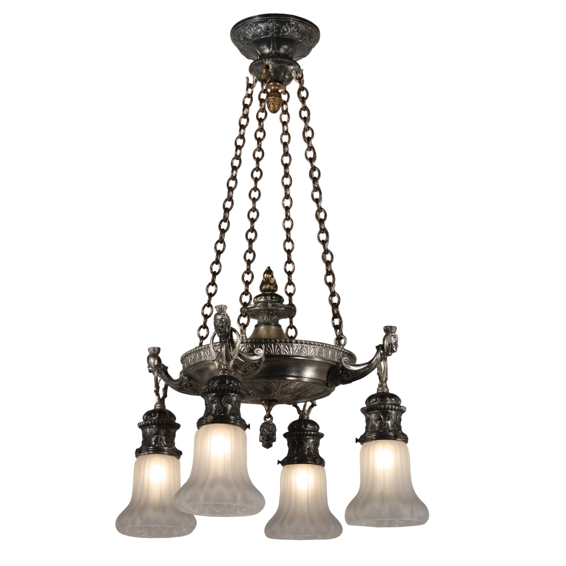 Recent Egyptian Revival Chandelier With Shades, Pharaohs – Preservation With Regard To Egyptian Chandelier (View 19 of 20)