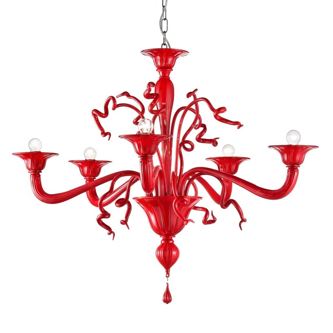 Red Chandeliers For Current Foscari" Murano Glass Chandelier – Murano Glass Chandeliers (View 18 of 20)