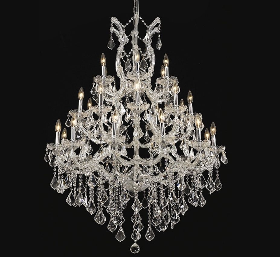 Trendy Large Crystal Chandeliers Throughout Maria Theresa Collection 28 Light Extra Large Crystal Chandelier (View 1 of 20)