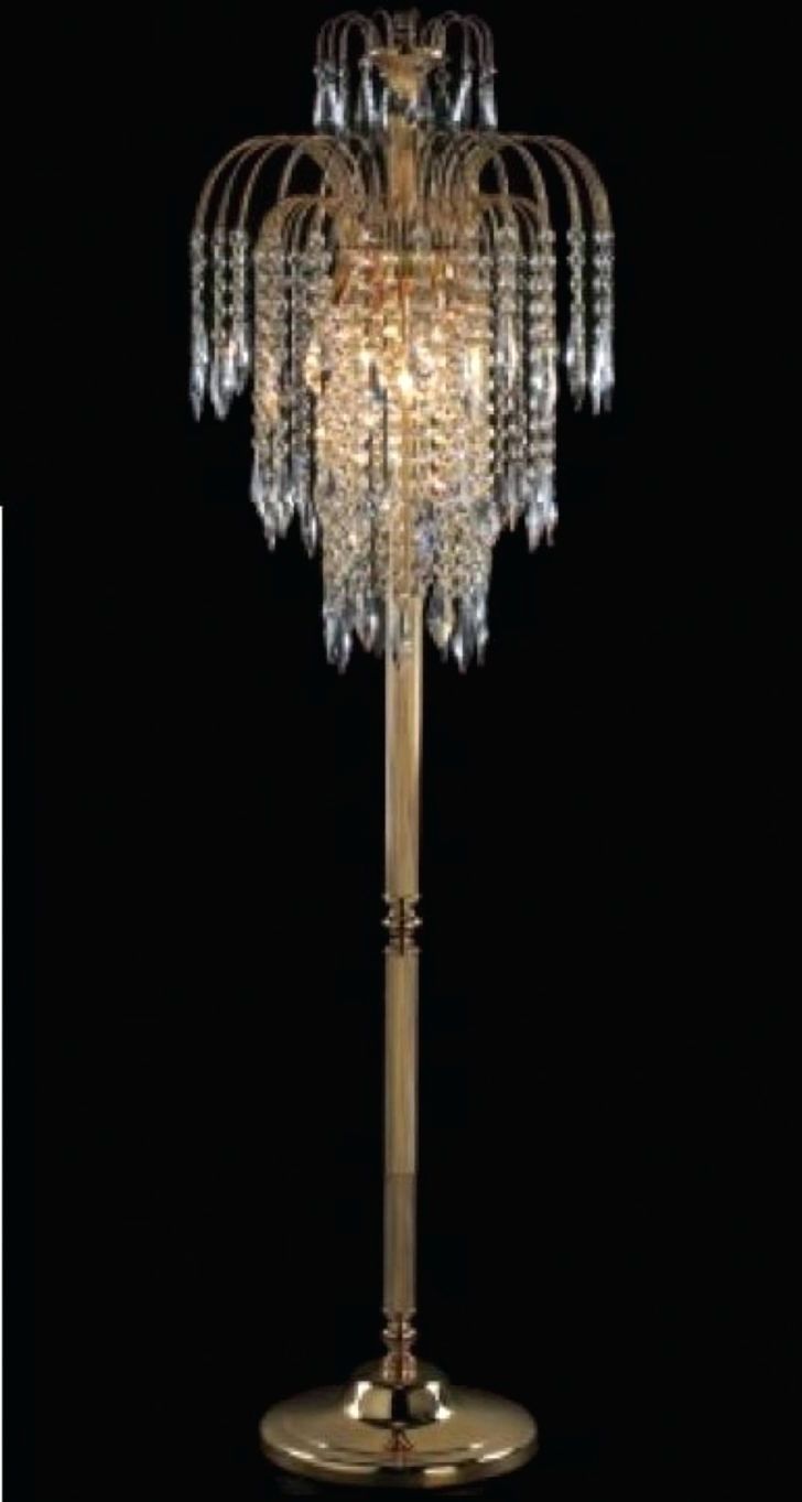 Well Known Crystal Table Chandeliers Inside Chandeliers Design : Magnificent Crystal Table Lamps With Black (View 8 of 20)